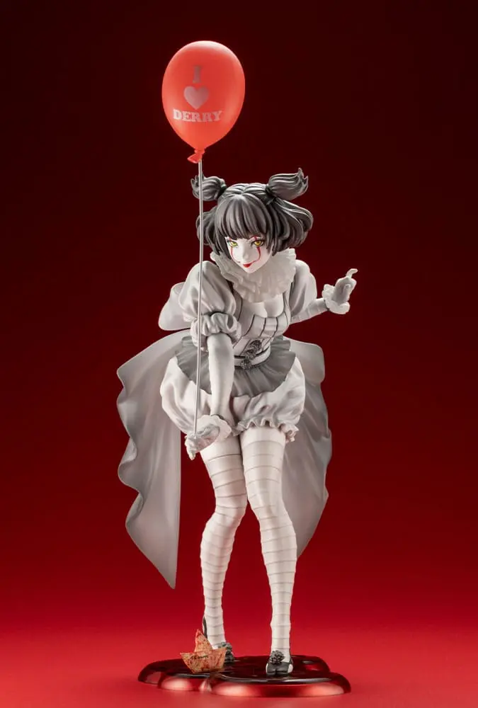 Stephen Kings It 2017 Bishoujo PVC Statue 1/7 Pennywise Monochrome 25 cm termékfotó