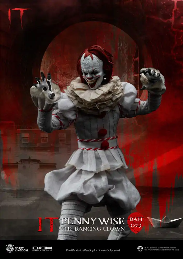 Stephen Kings It Dynamic 8ction Heroes Action Figure 1/9 Pennywise 21 cm termékfotó