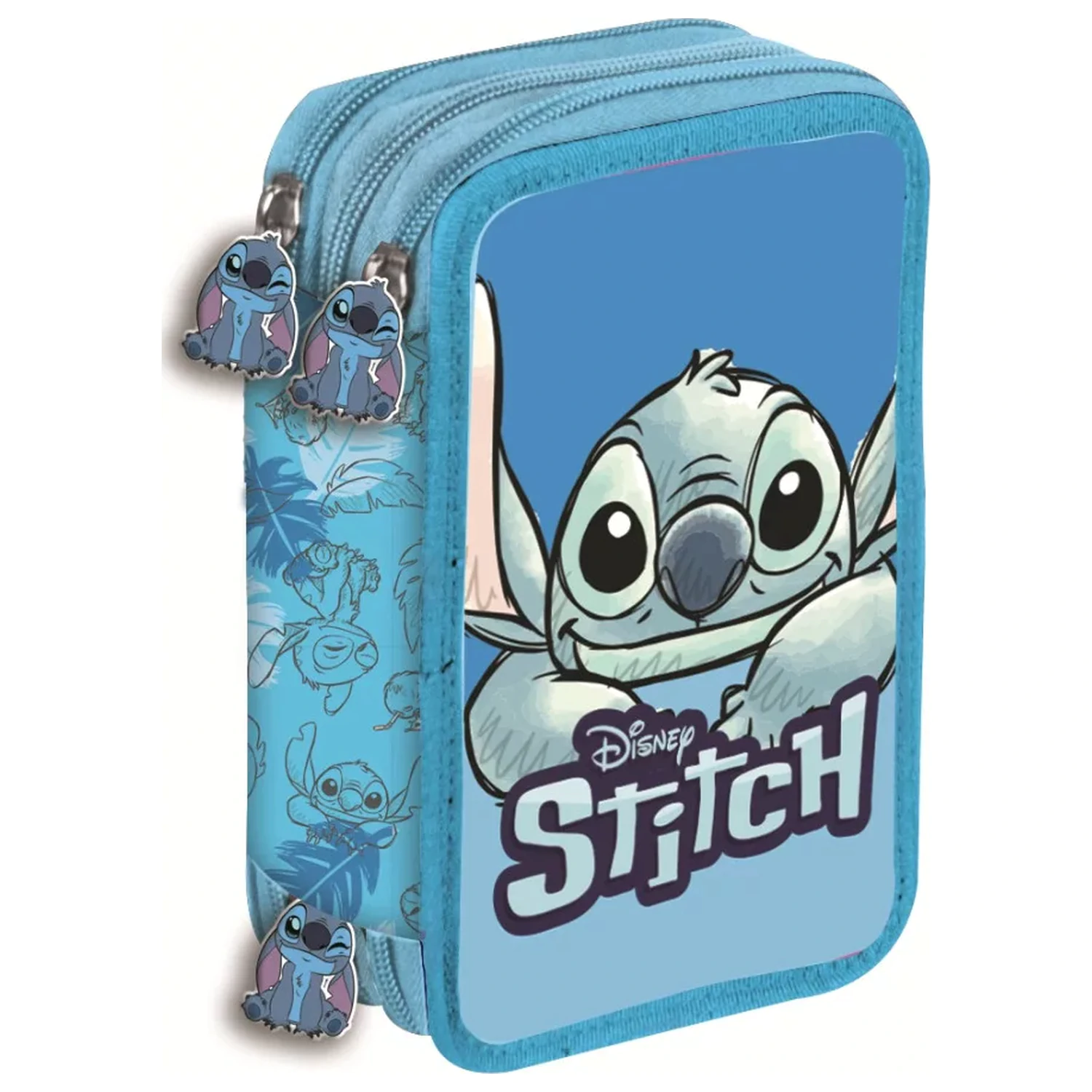 Stitch Abstract Filled Triple Decker Pencil Case product photo
