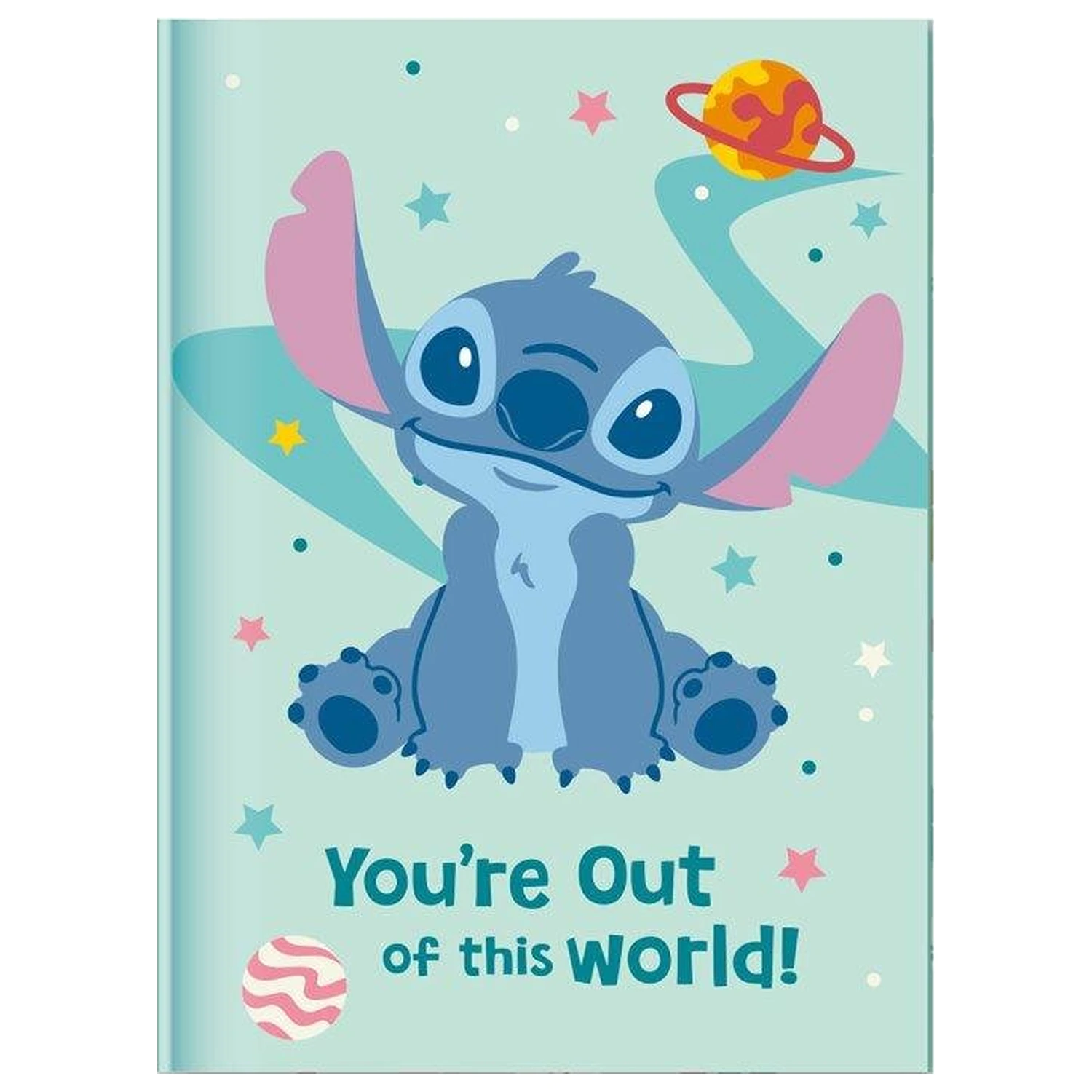 Stitch Gift Set Diary with lock + Pompom Pen product photo