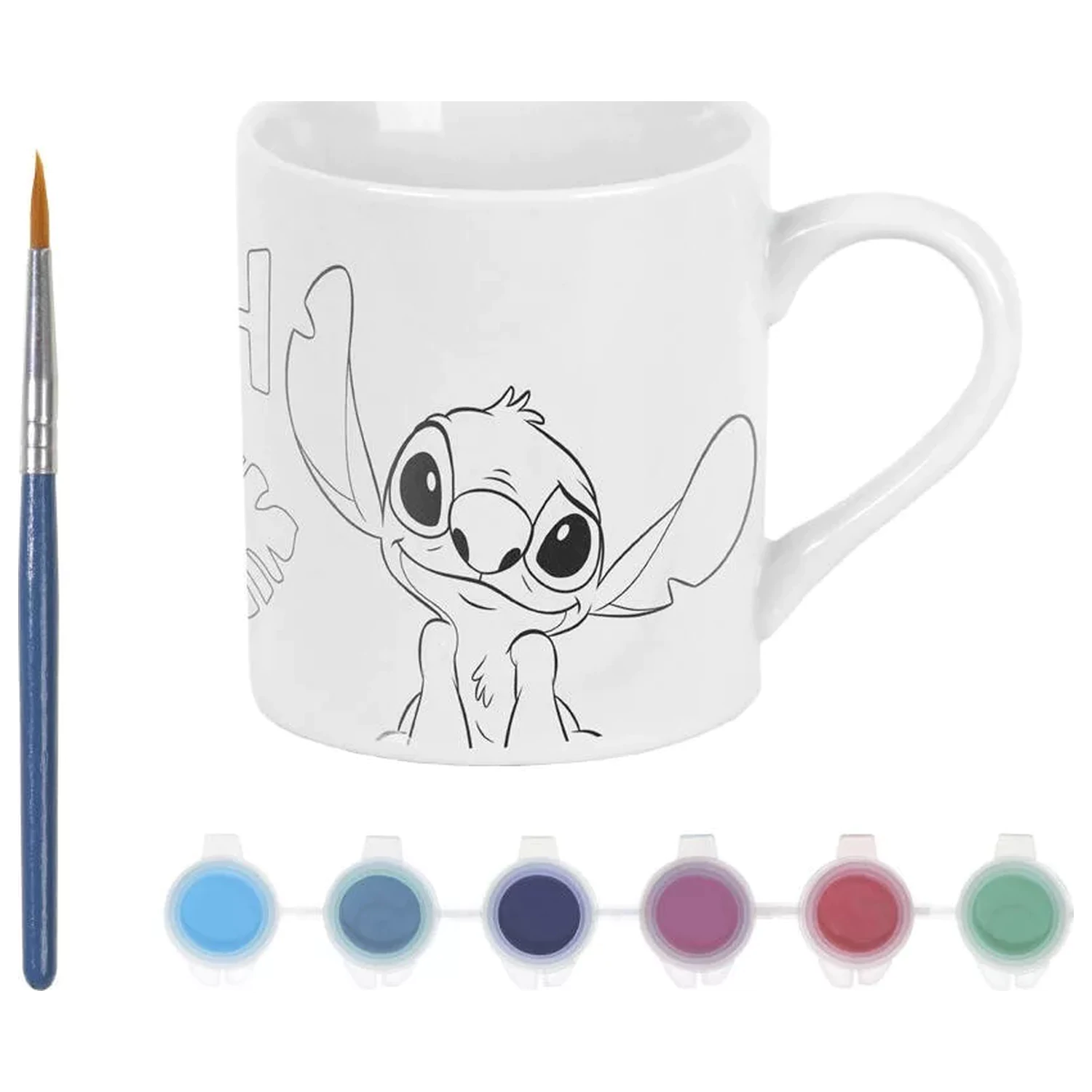 Stitch Alien paintable porcelain mug 235 ml product photo