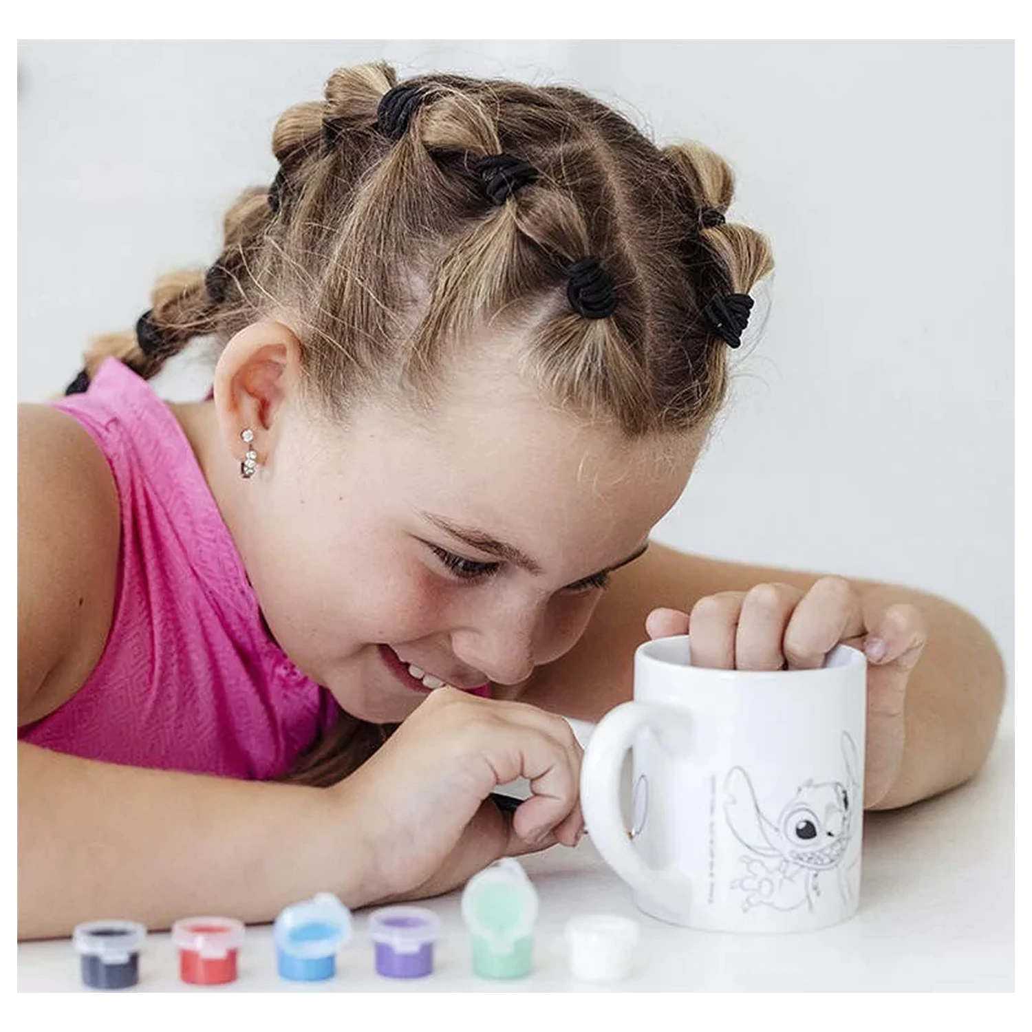 Stitch Alien paintable porcelain mug 235 ml product photo