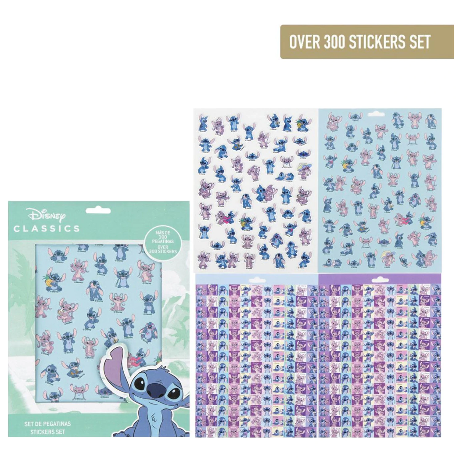 Stitch Alien Sticker Set 300 Pieces product photo