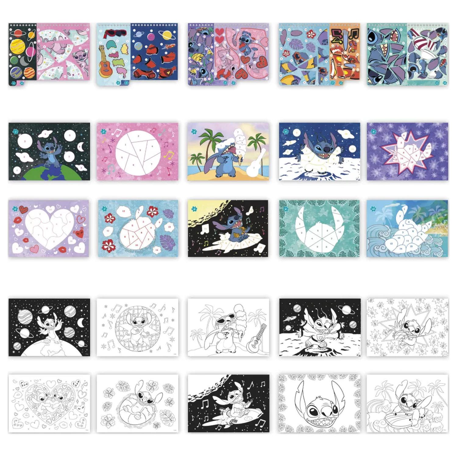 Stitch Alien Sticker Creative Set product photo