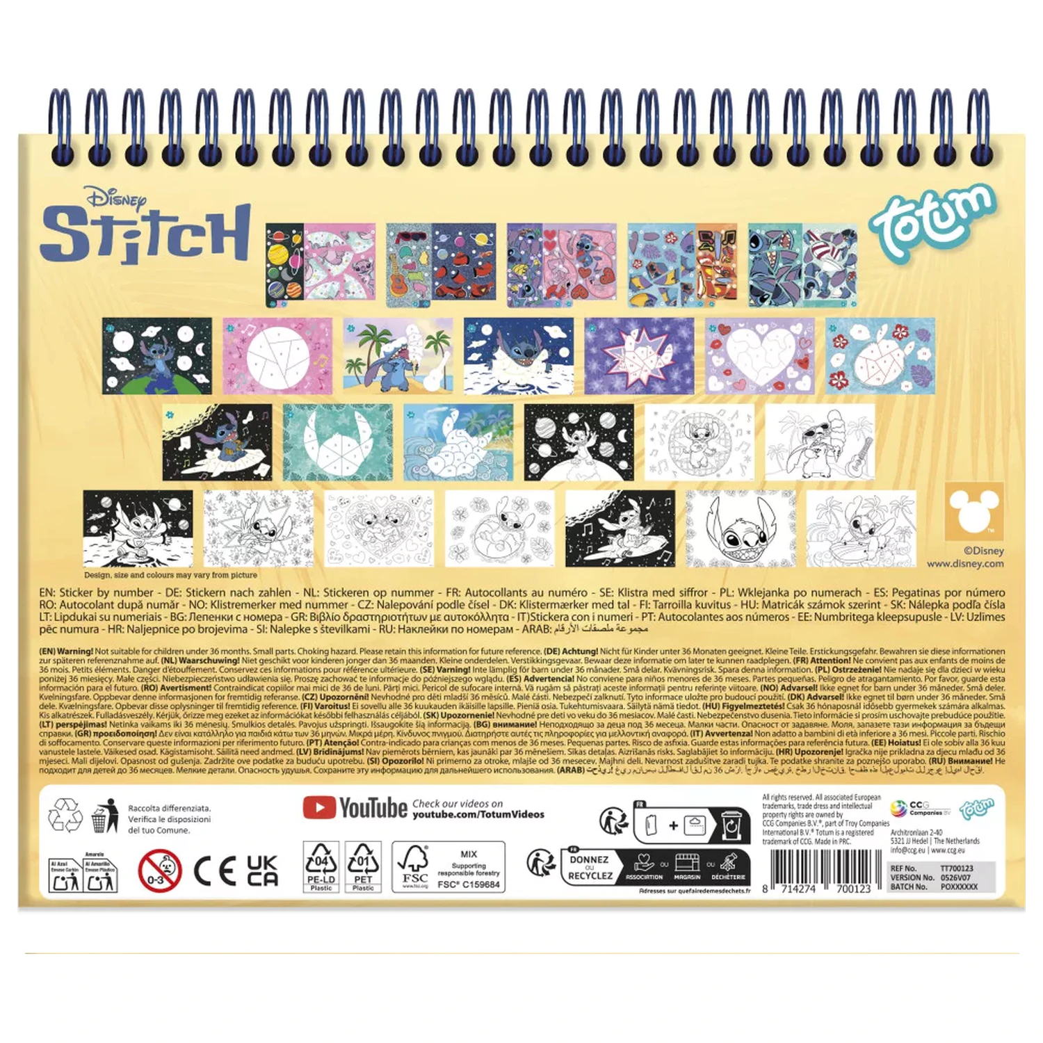 Stitch Alien Sticker Creative Set product photo