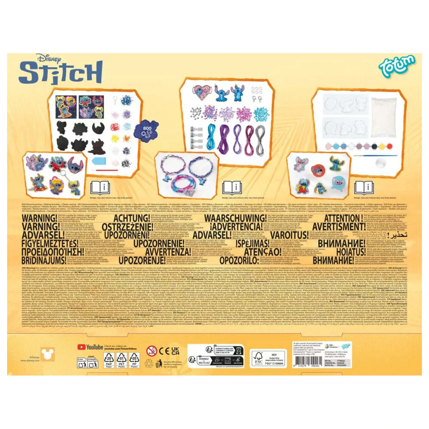 Stitch Aliens 3-in-1 Creative Set product photo