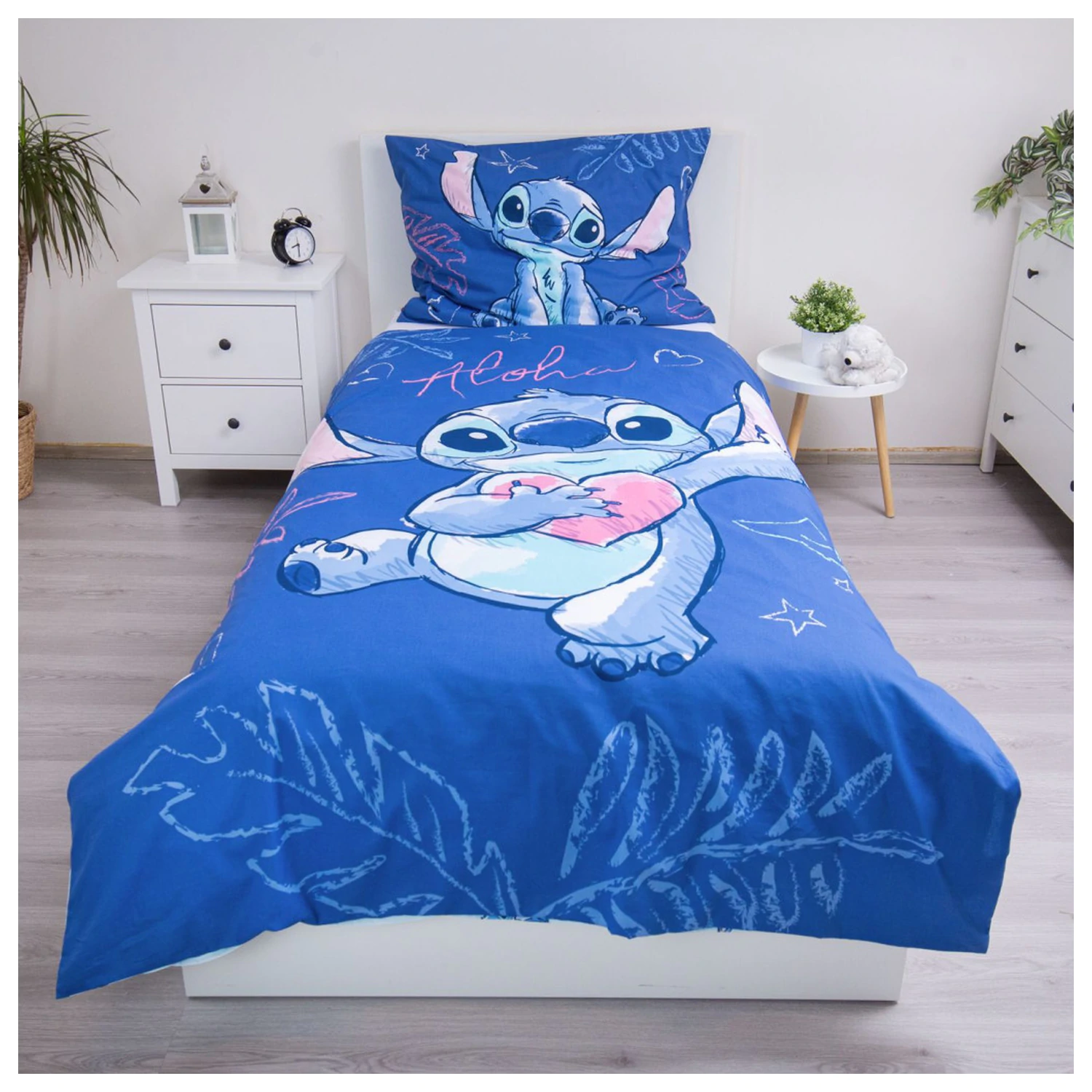 Stitch Aloha Blue Duvet Cover product photo