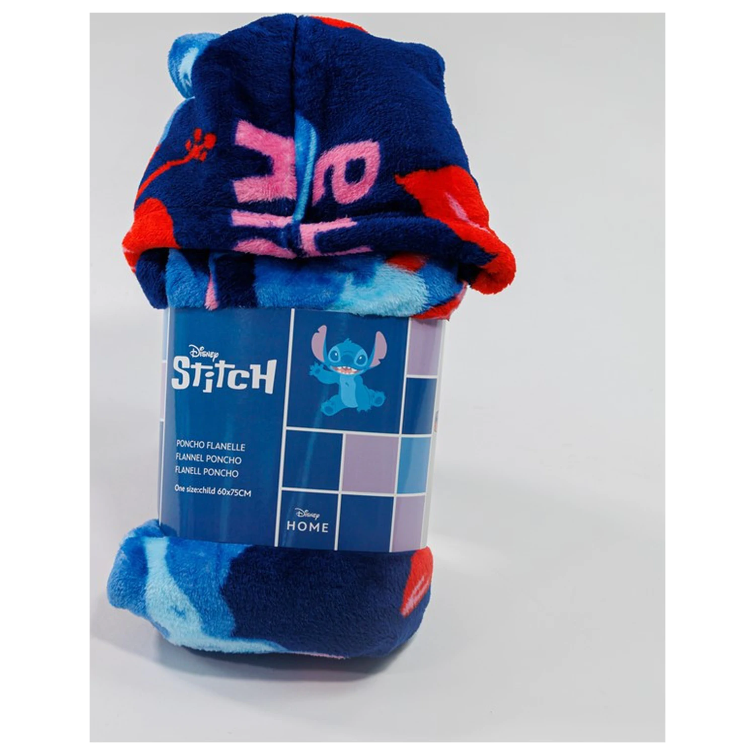 Stitch Aloha Adult Wearable Plush Fleece Blanket Poncho product photo