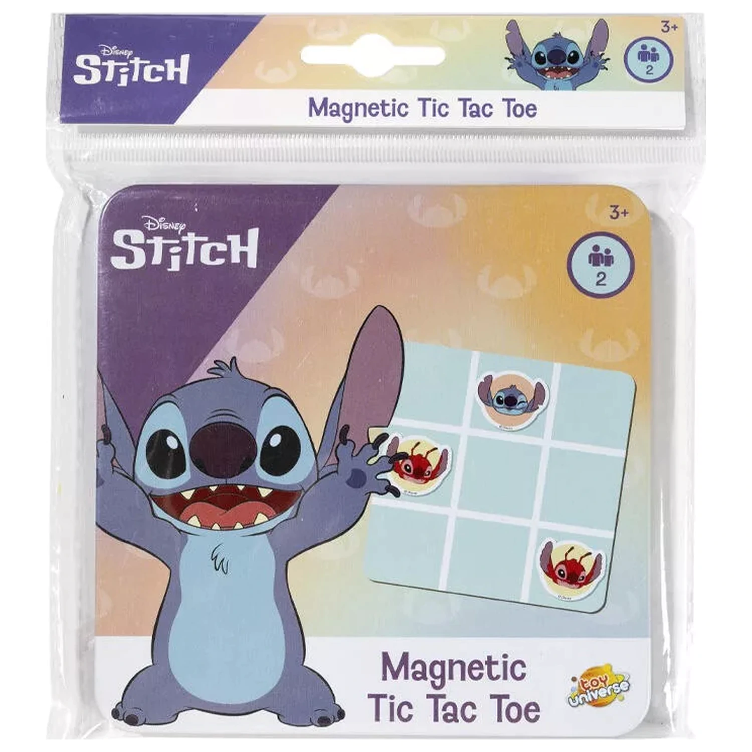Stitch Aloha Magnetic Tic-Tac-Toe in a Metal Box product photo