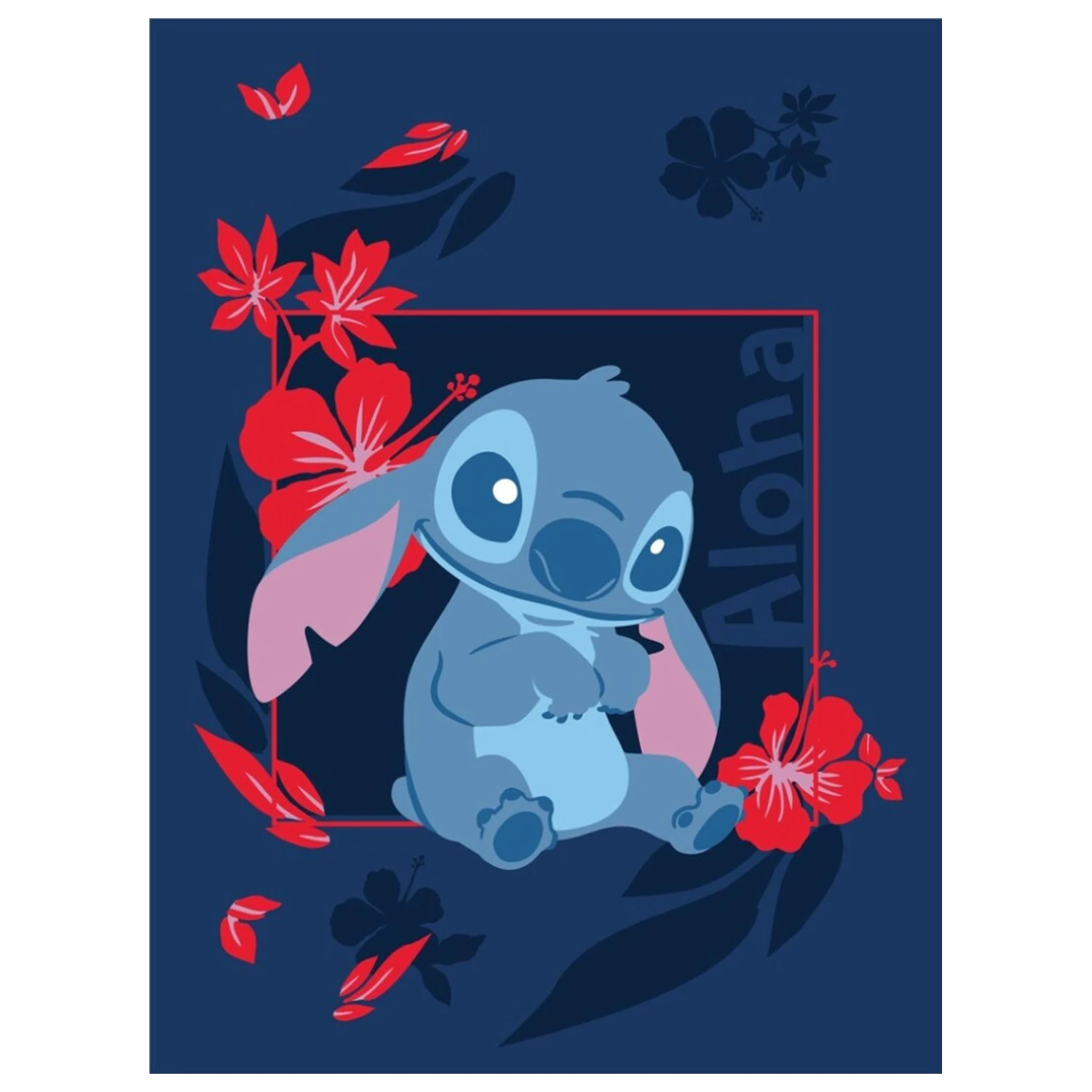 Stitch Aloha blanket product photo