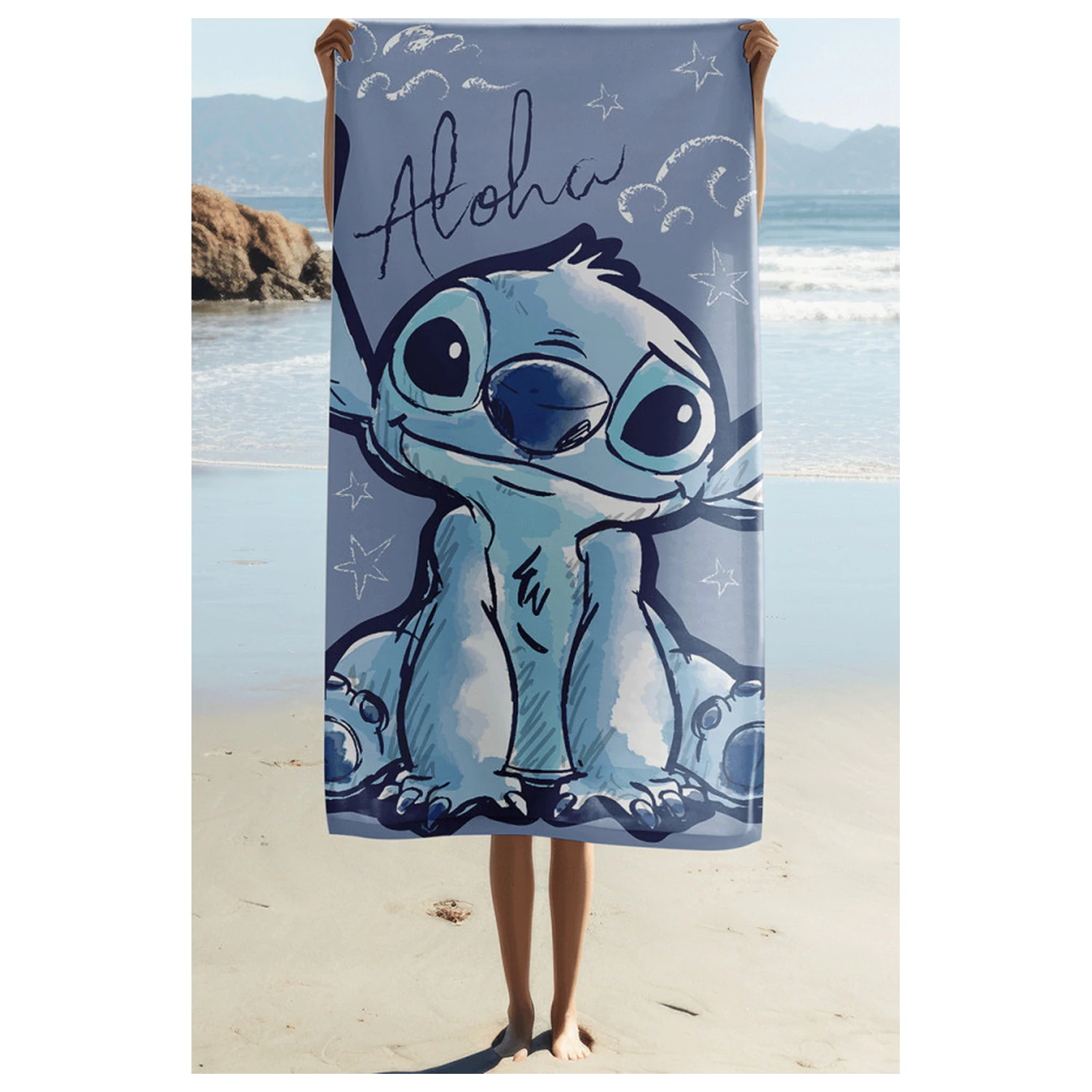 Stitch Aloha Towel 70x140cm product photo