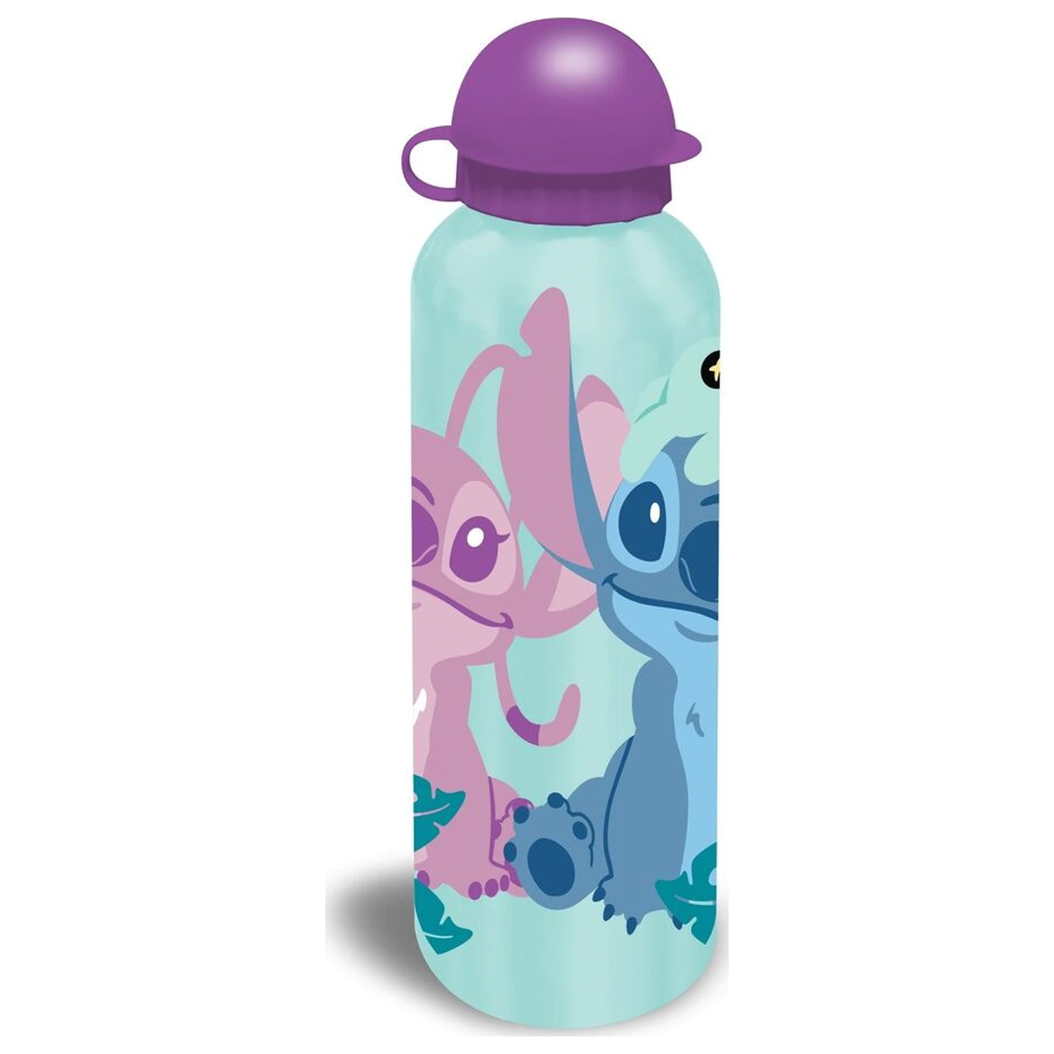 Stitch Angel Aluminum Water Bottle with Drinking Lid 500 ml product photo