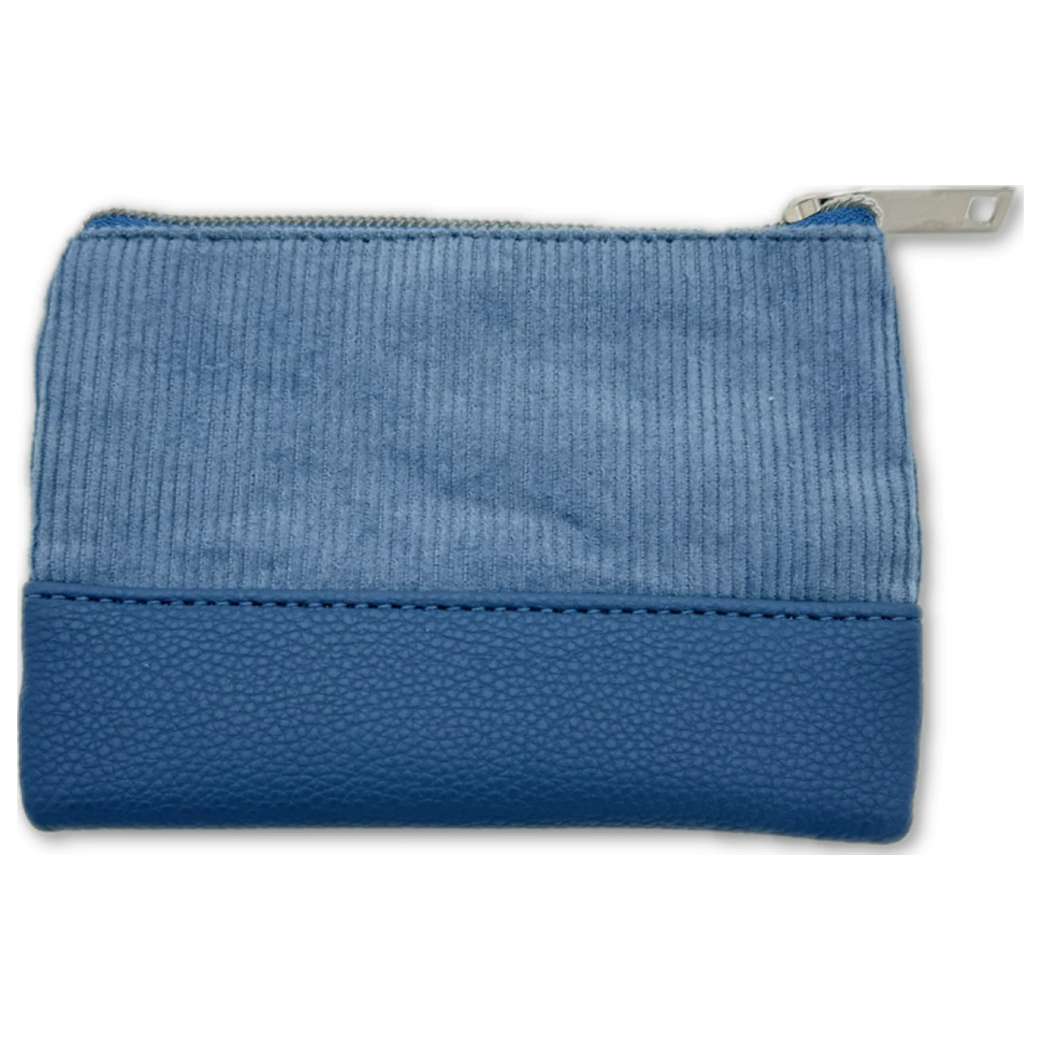 Stitch & Angel Blue Corduroy Fashion Duo Pouch Wallet product photo