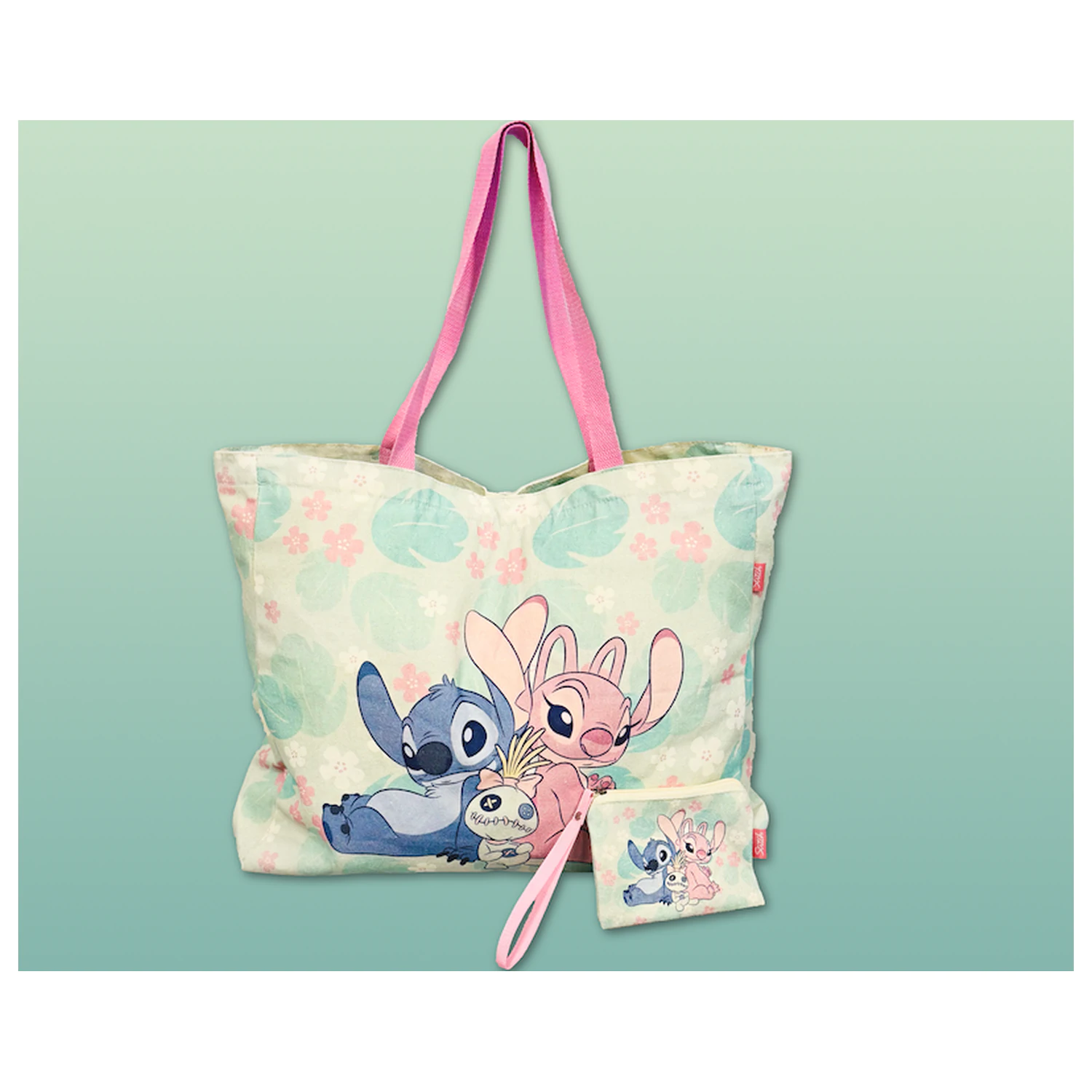 Stitch & Angel Bundle Summer Wave Shoulder Bag + Pouch Wallet product photo