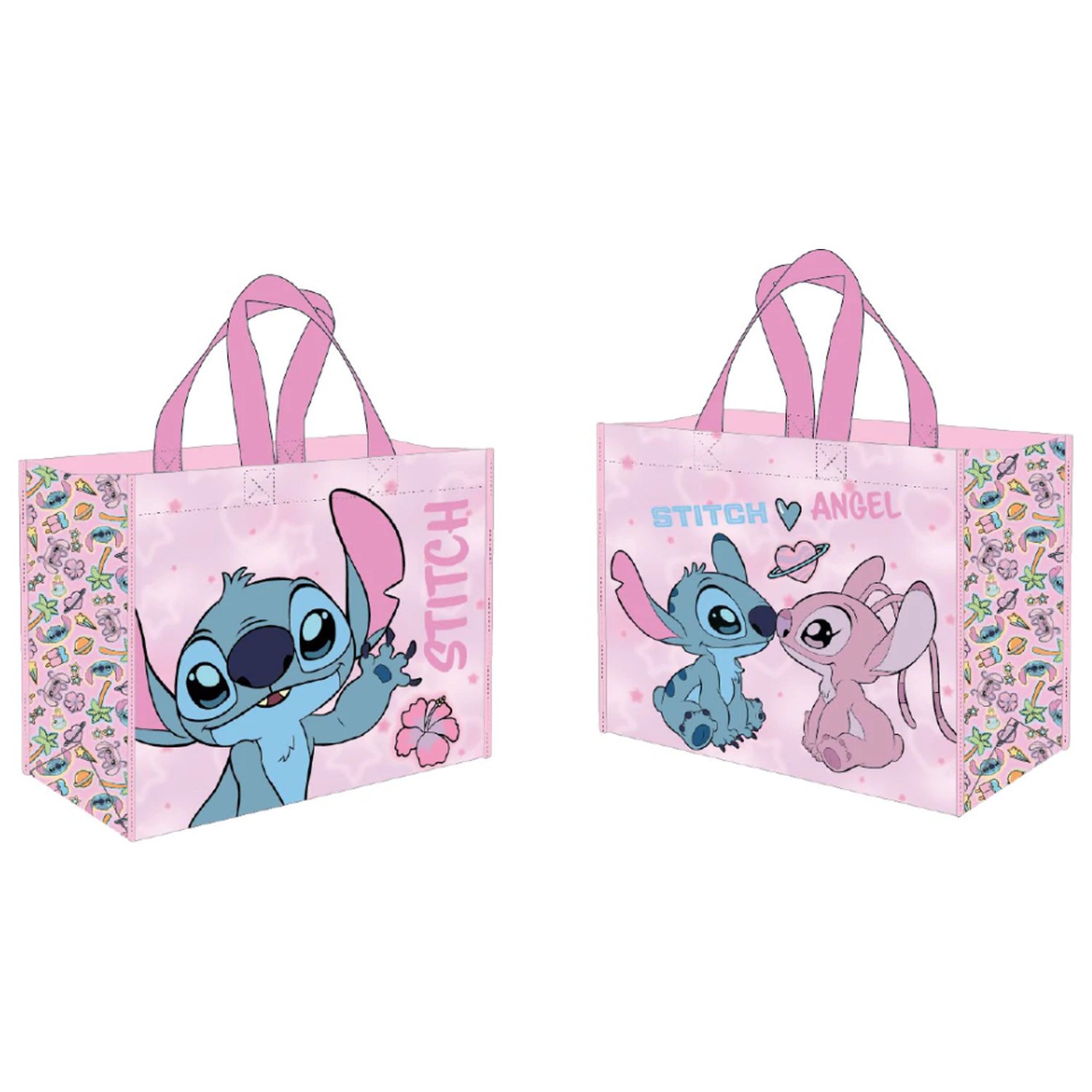 Stitch & Angel Cute & Fluffy Shopping Bag product photo