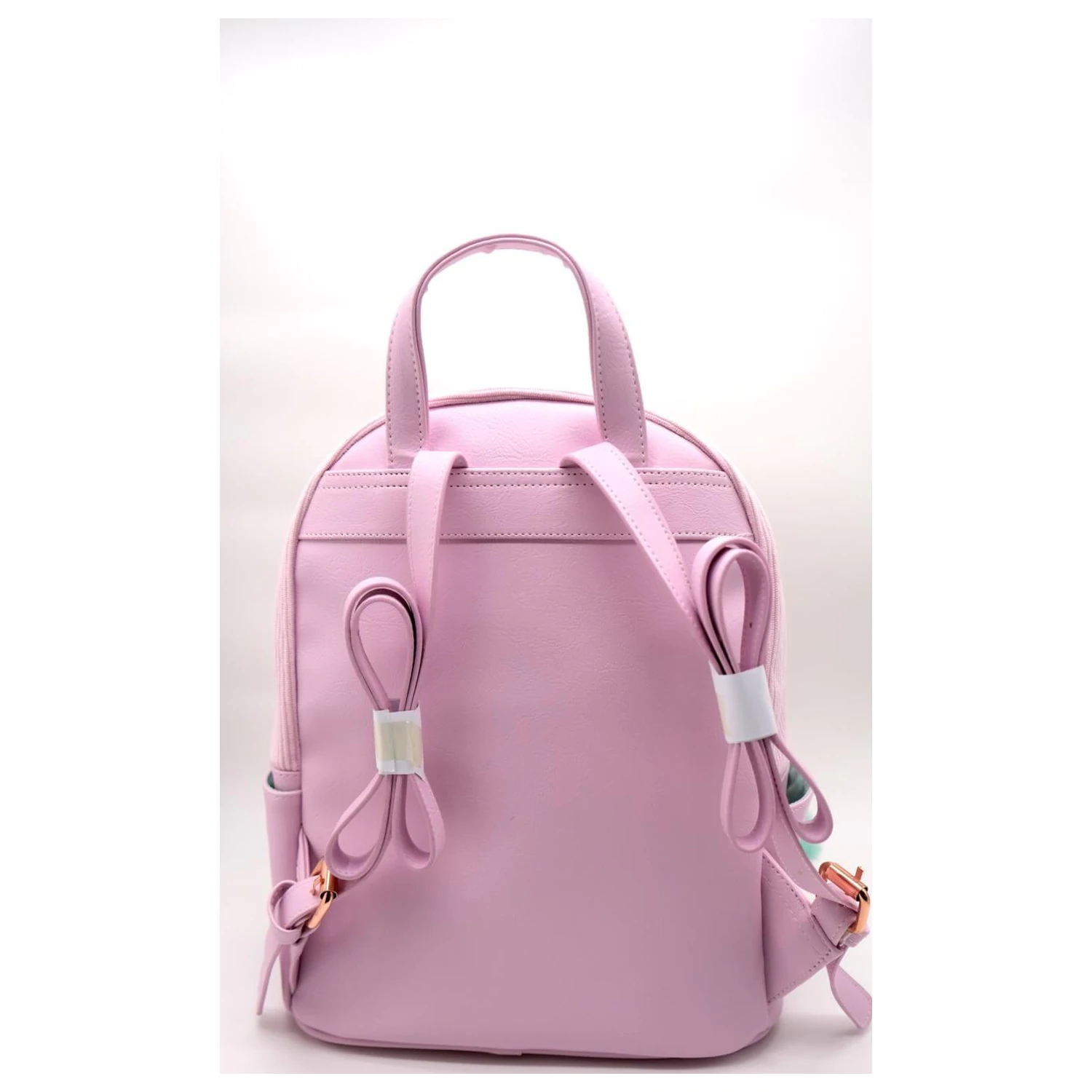 Stitch & Angel Fashion Duo Pink Corduroy Backpack 32x25x14cm product photo