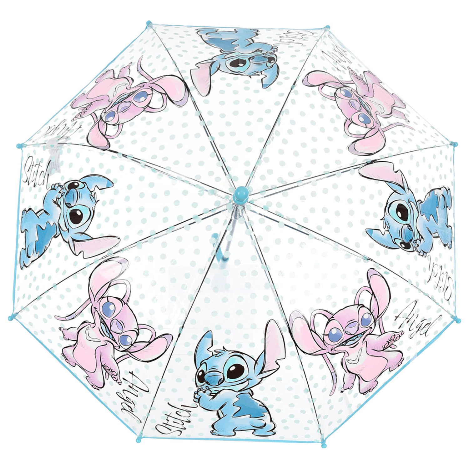 Stitch Angel kids' clear umbrella 72 cm product photo