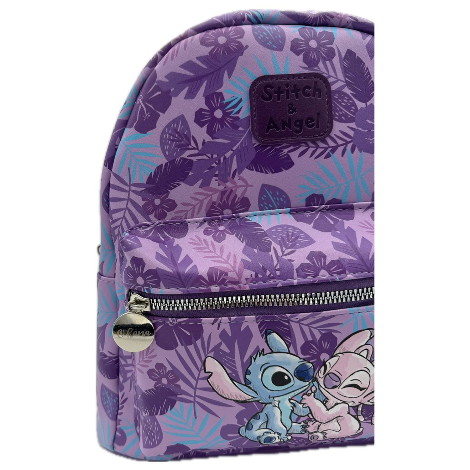 Stitch & Angel Ohana PU Backpack 28x11x22cm product photo