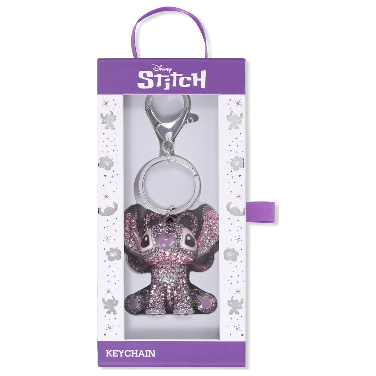Stitch Angel Stoneset 3D Keychain product photo