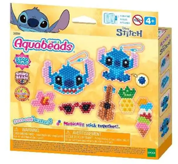 Stitch Aquabeads Craft kit key ring product photo