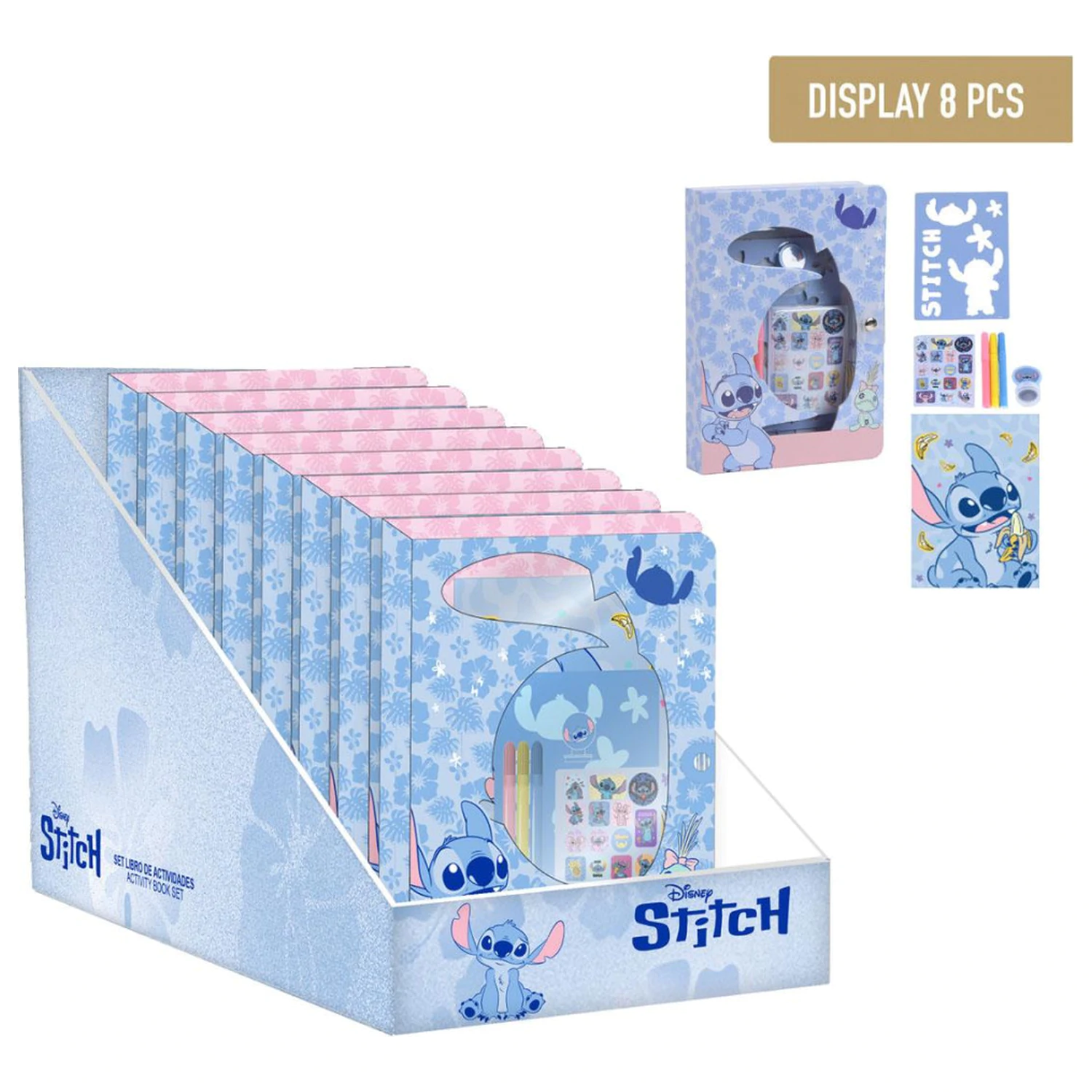 Stitch Banana Coloring Booklet Set with Stencils product photo