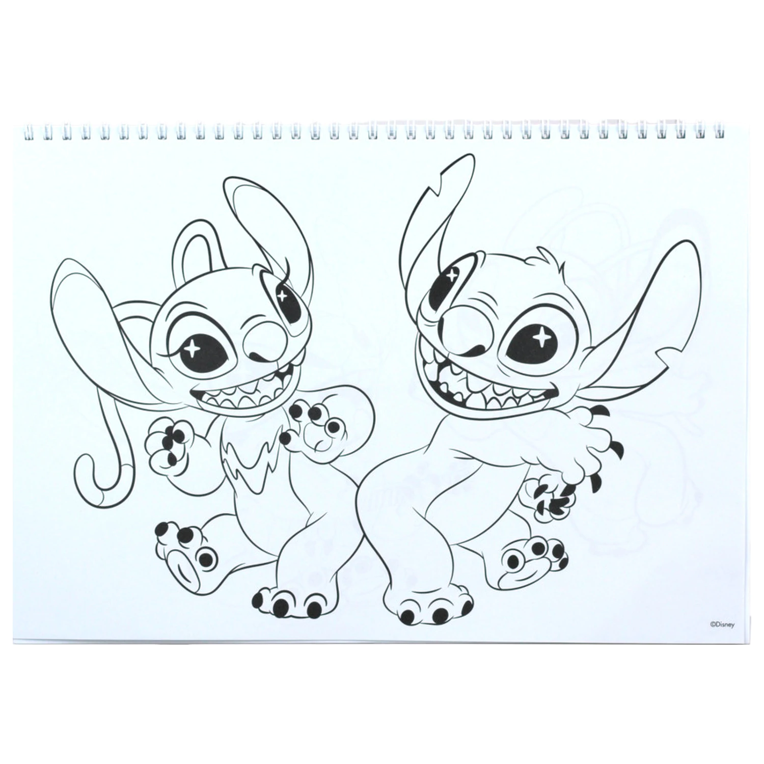 Stitch Blast A/4 Spiral Sketchbook 40 Sheets with Stickers product photo