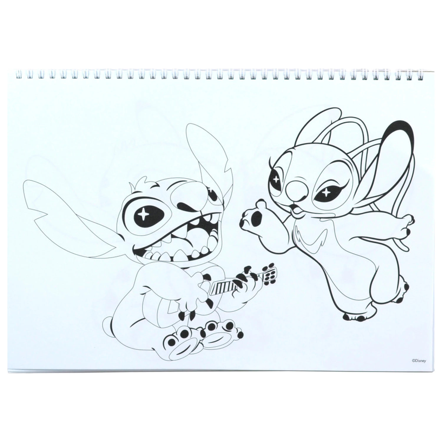 Stitch Blast A/4 Spiral Sketchbook 40 Sheets with Stickers product photo