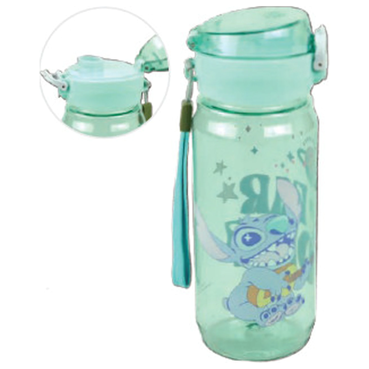 Stitch Blast plastic water bottle with hanger 600 ml product photo