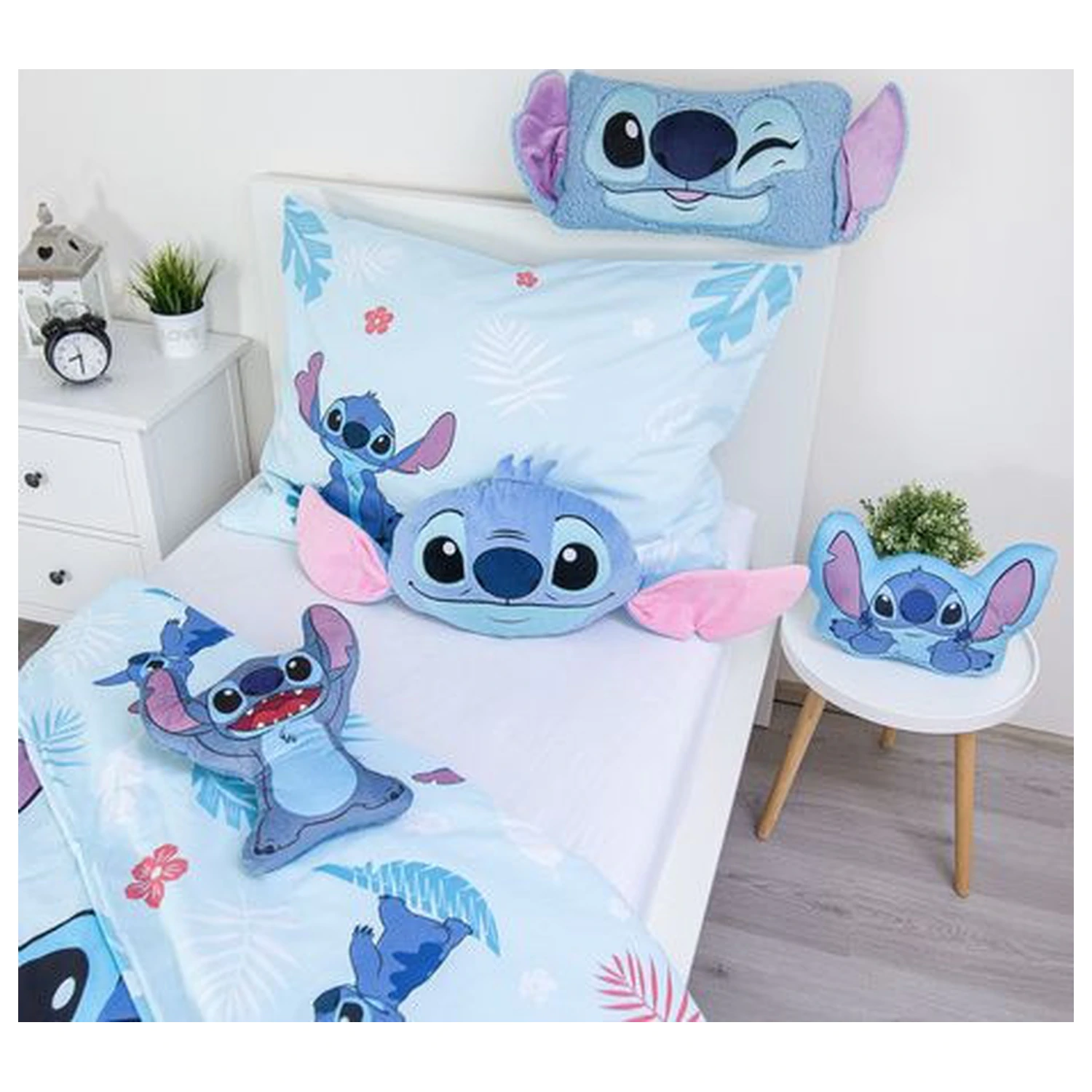 Stitch Blink 3D shaped cushion, decorative cushion 27x45 cm product photo