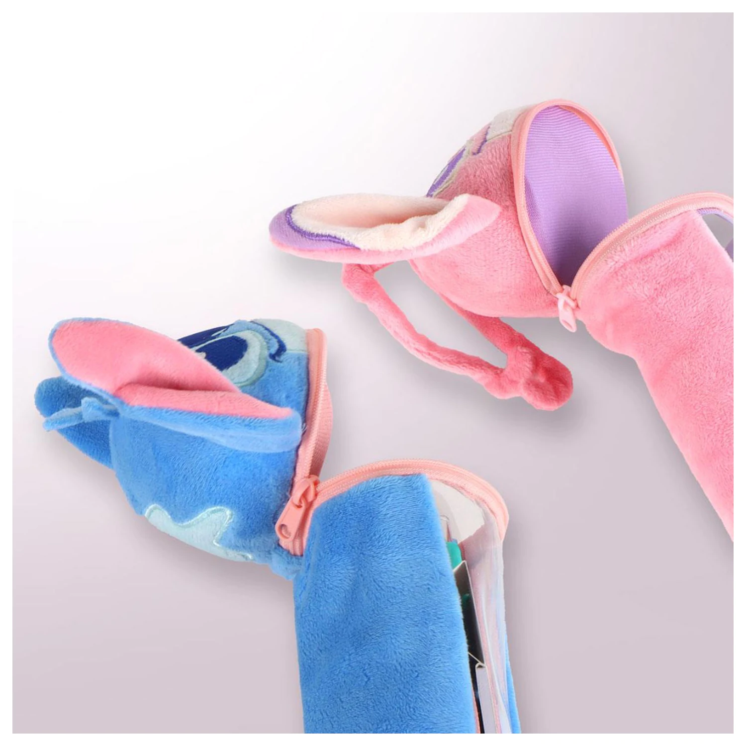 Stitch Blue Plush Filled Pencil Case product photo