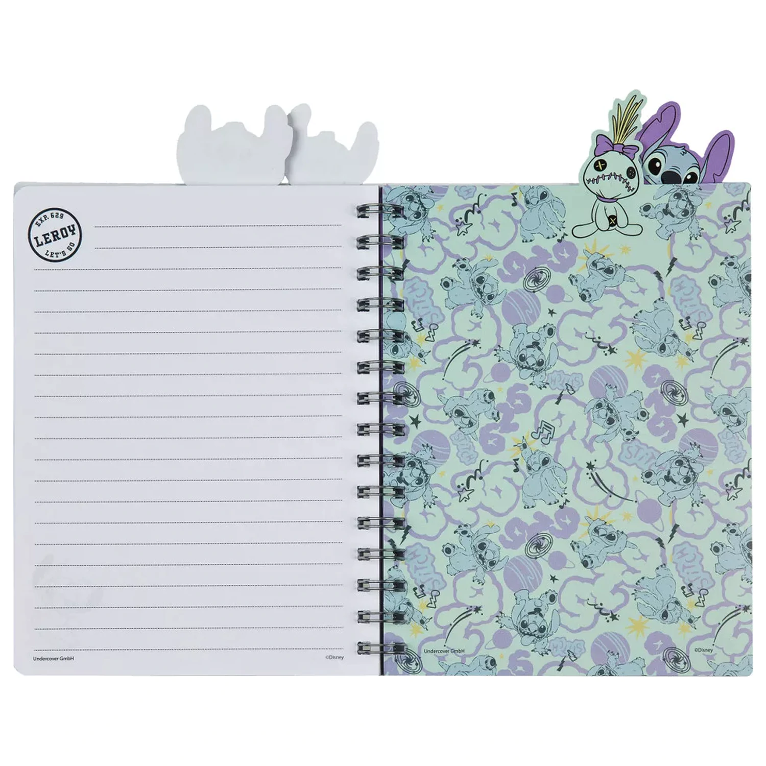 Stitch Brush It Out A5 Notebook with Dividers product photo