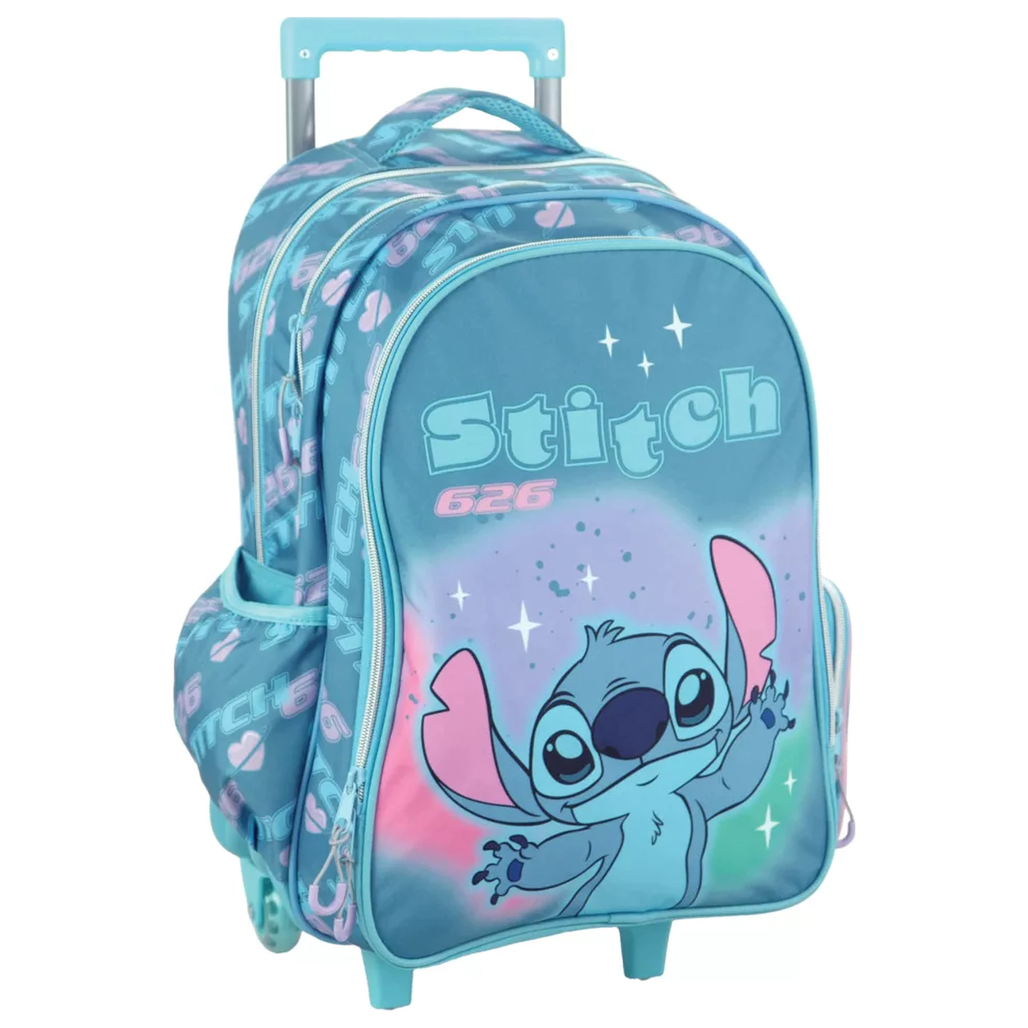 Stitch Brush It Out Wheeled School Bag, 46 cm product photo