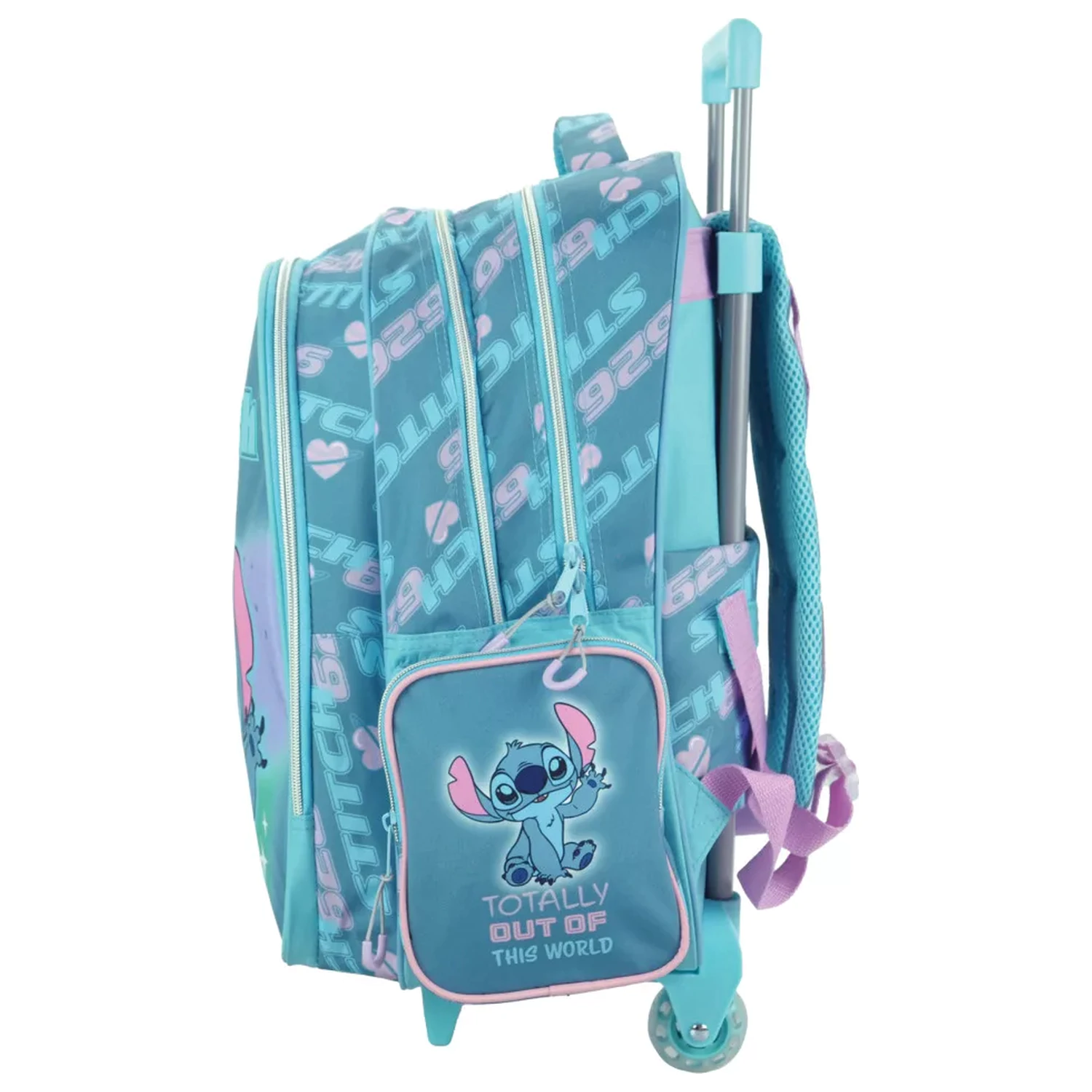 Stitch Brush It Out Wheeled School Bag, 46 cm product photo