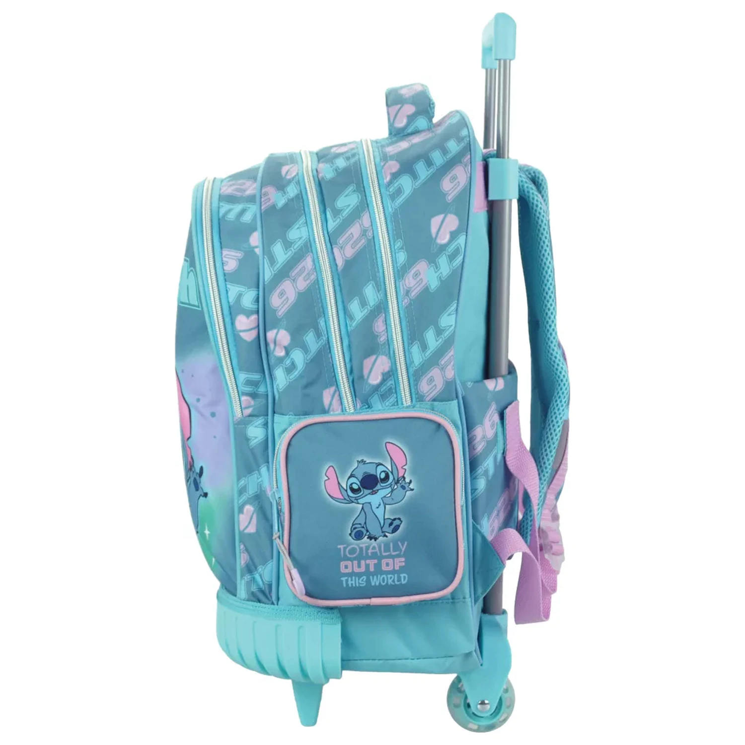 Stitch Brush It Out Premium Rolling School Bag, Bag 46 cm product photo