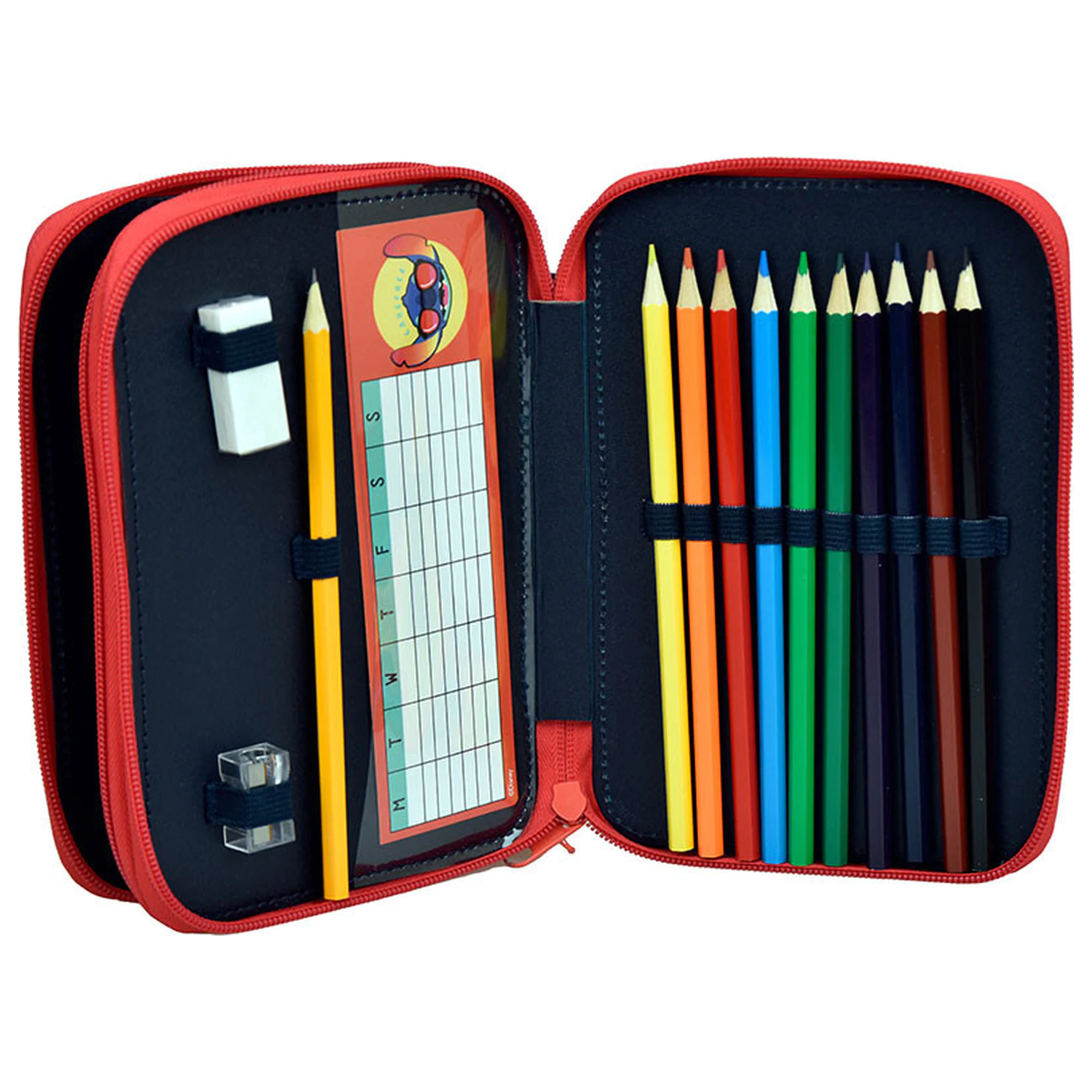 Stitch Chillin' Filled 2-Tier Pencil Case product photo