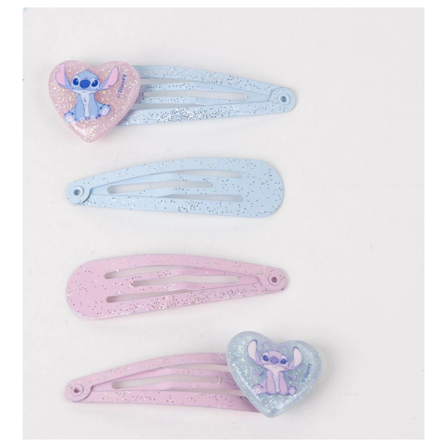 Stitch Cute Alien Hair Clip and Hair Tie Set, 8 Pieces product photo