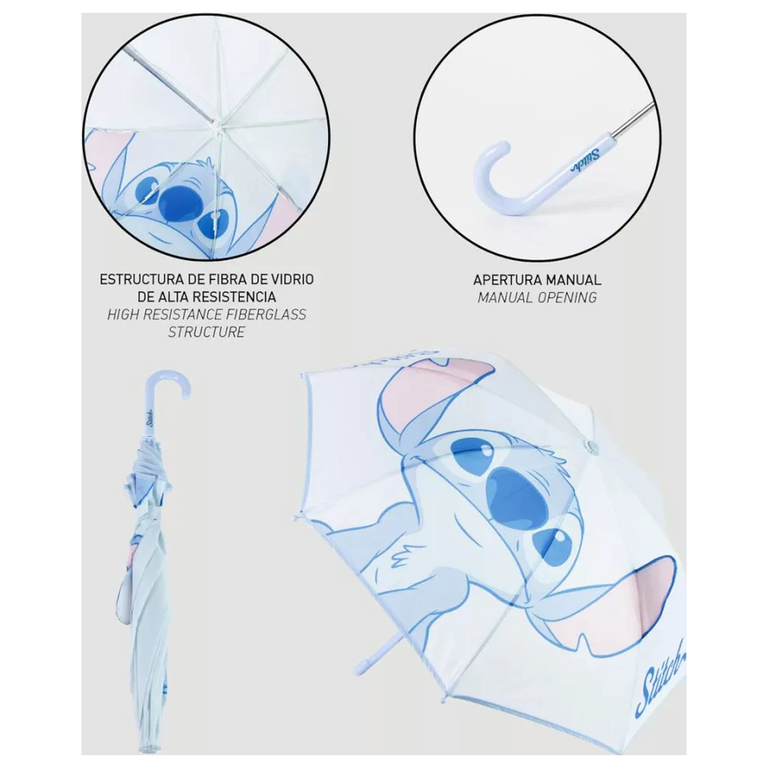 Stitch Cutie Kids Umbrella with Ears product photo