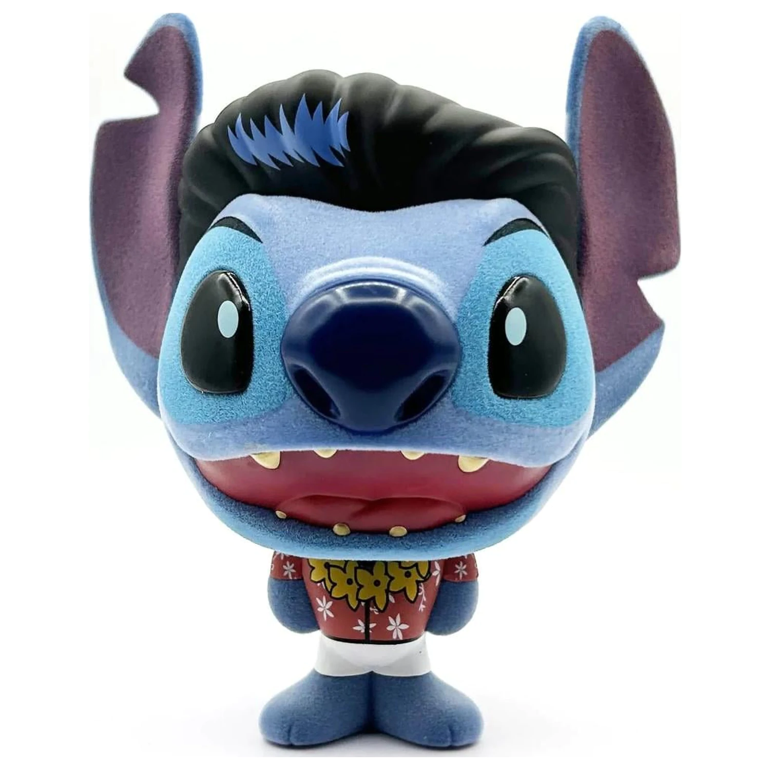 Stitch Elvis Blue Hawaiian Bhunny Flocked Vinyl Figure product photo