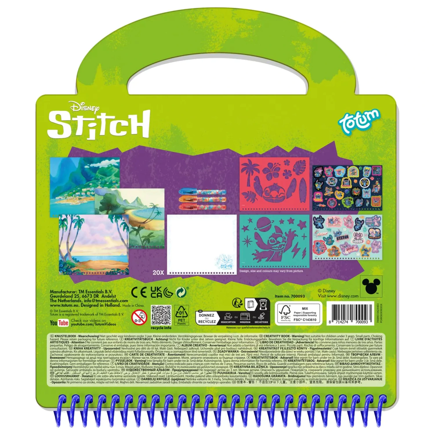 Stitch Extrovert Activity Set Coloring Kit product photo