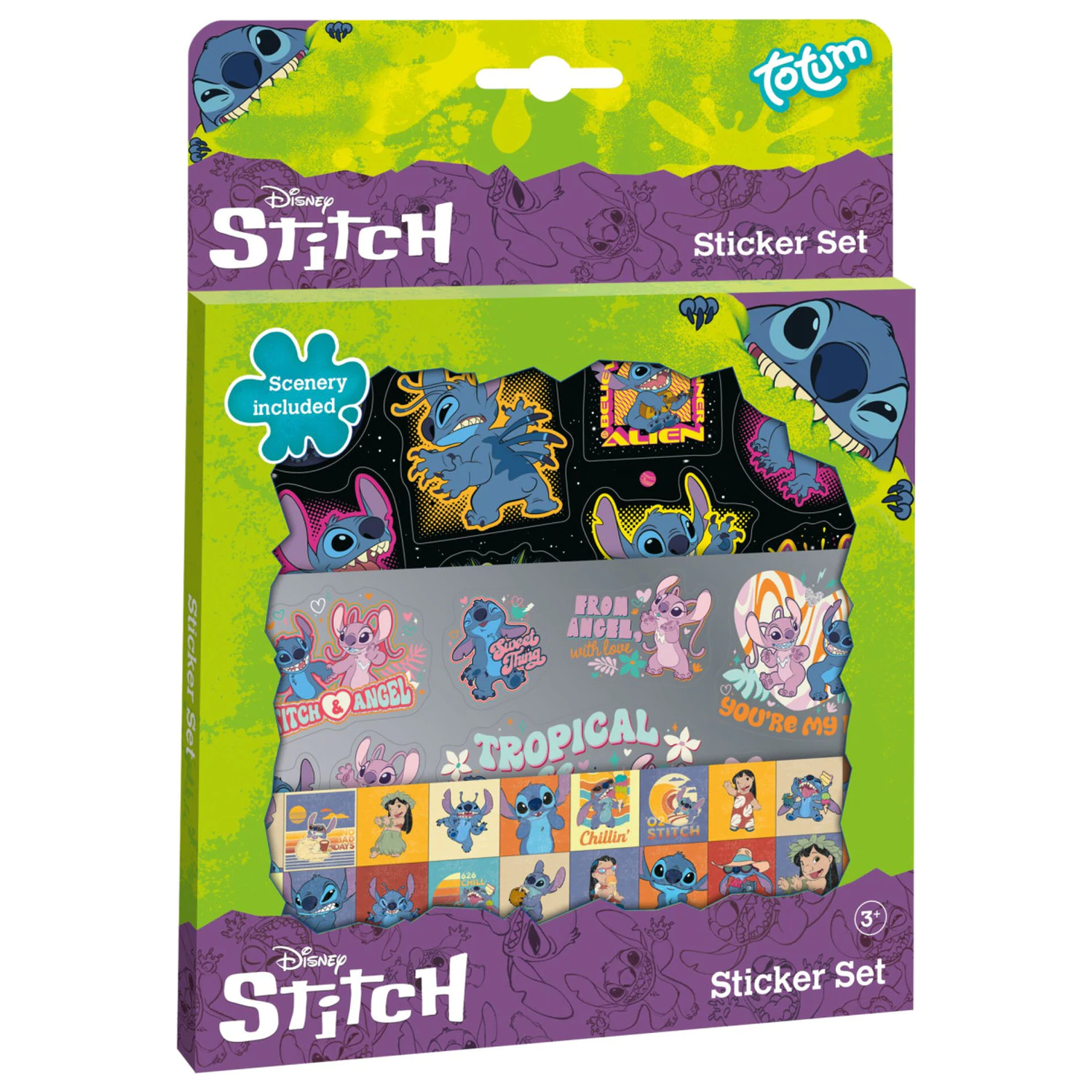 Stitch Extrovert Sticker Set product photo