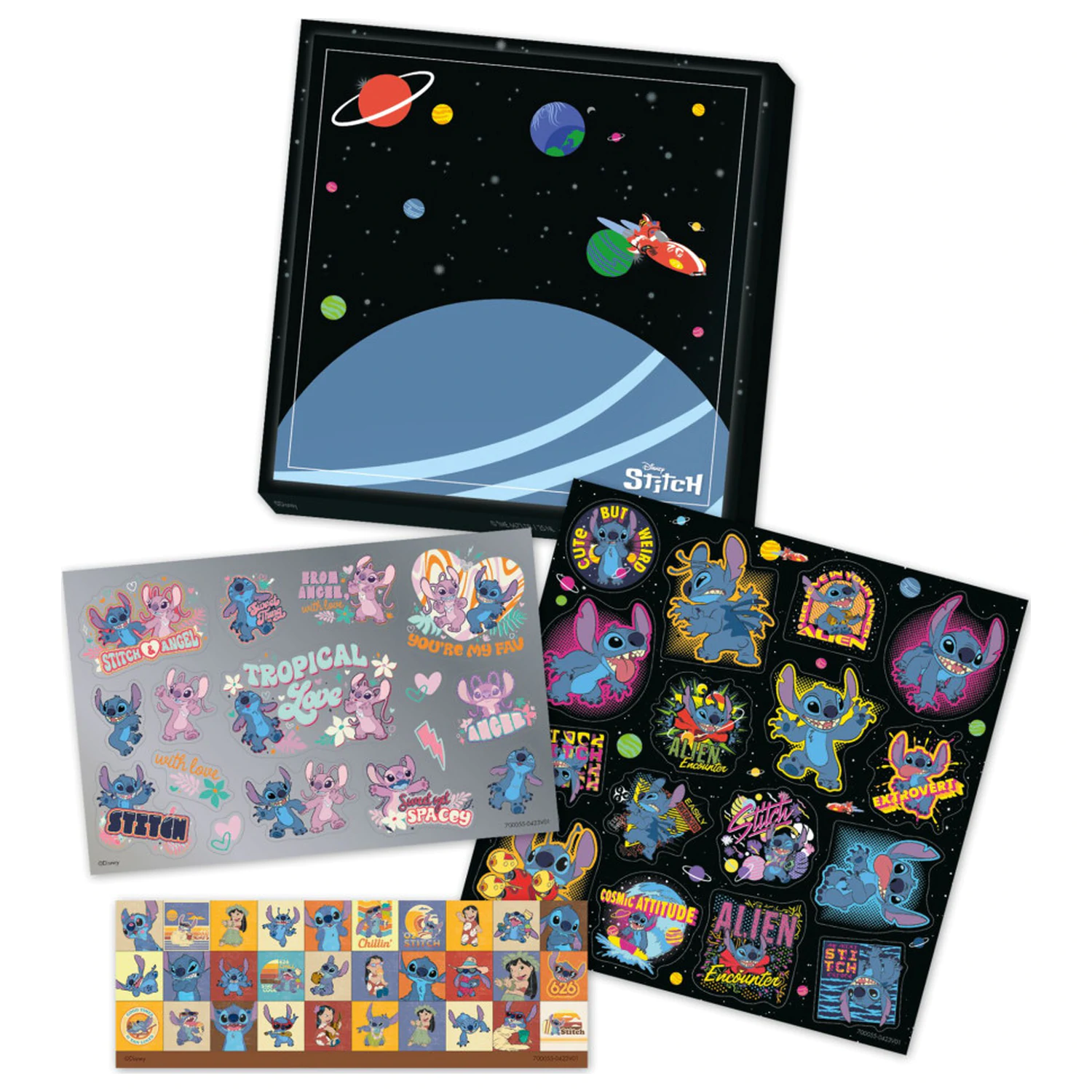 Stitch Extrovert Sticker Set product photo