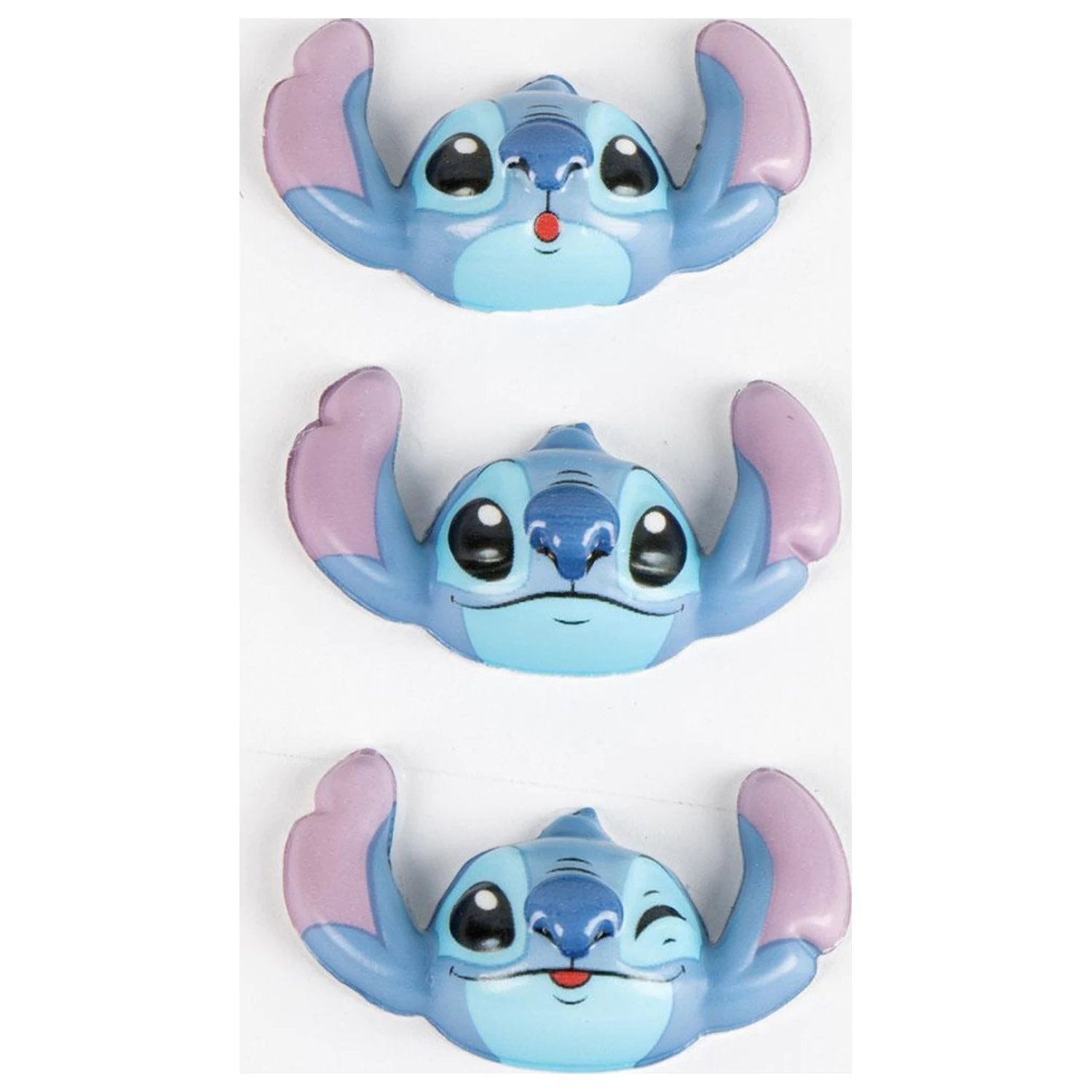Stitch Face Decor Sticker Set 3 pc product photo
