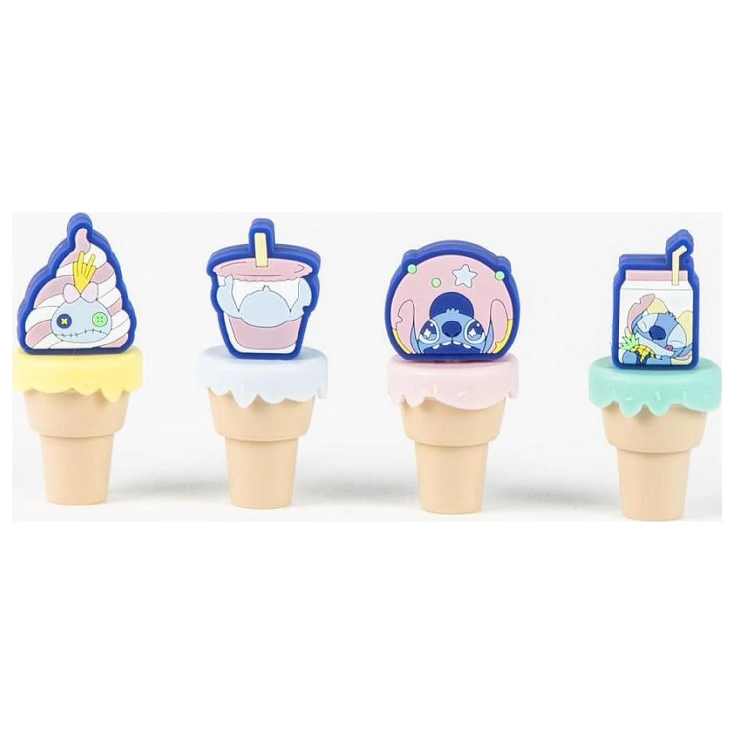 Stitch Pack of 4 mini Highlighters Food product photo