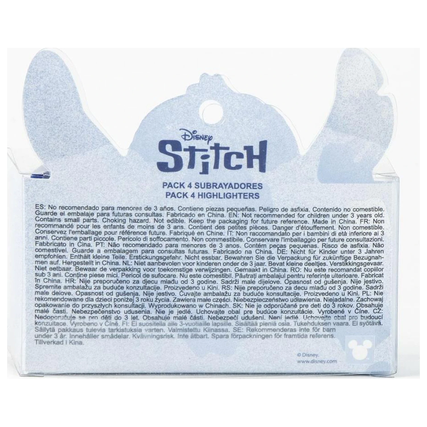 Stitch Pack of 4 mini Highlighters Food product photo