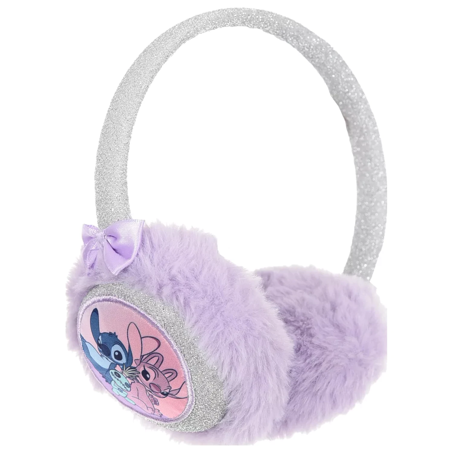 Stitch Friends Purple Plush Earmuffs, Ear Warmers product photo