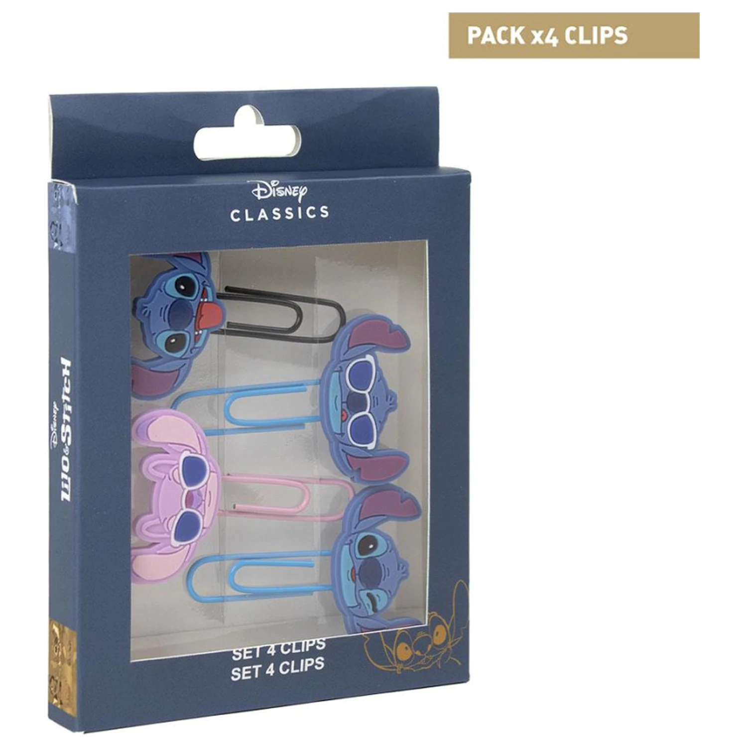 Lilo and Stitch Glasses Paper Clip 4-Piece Set product photo