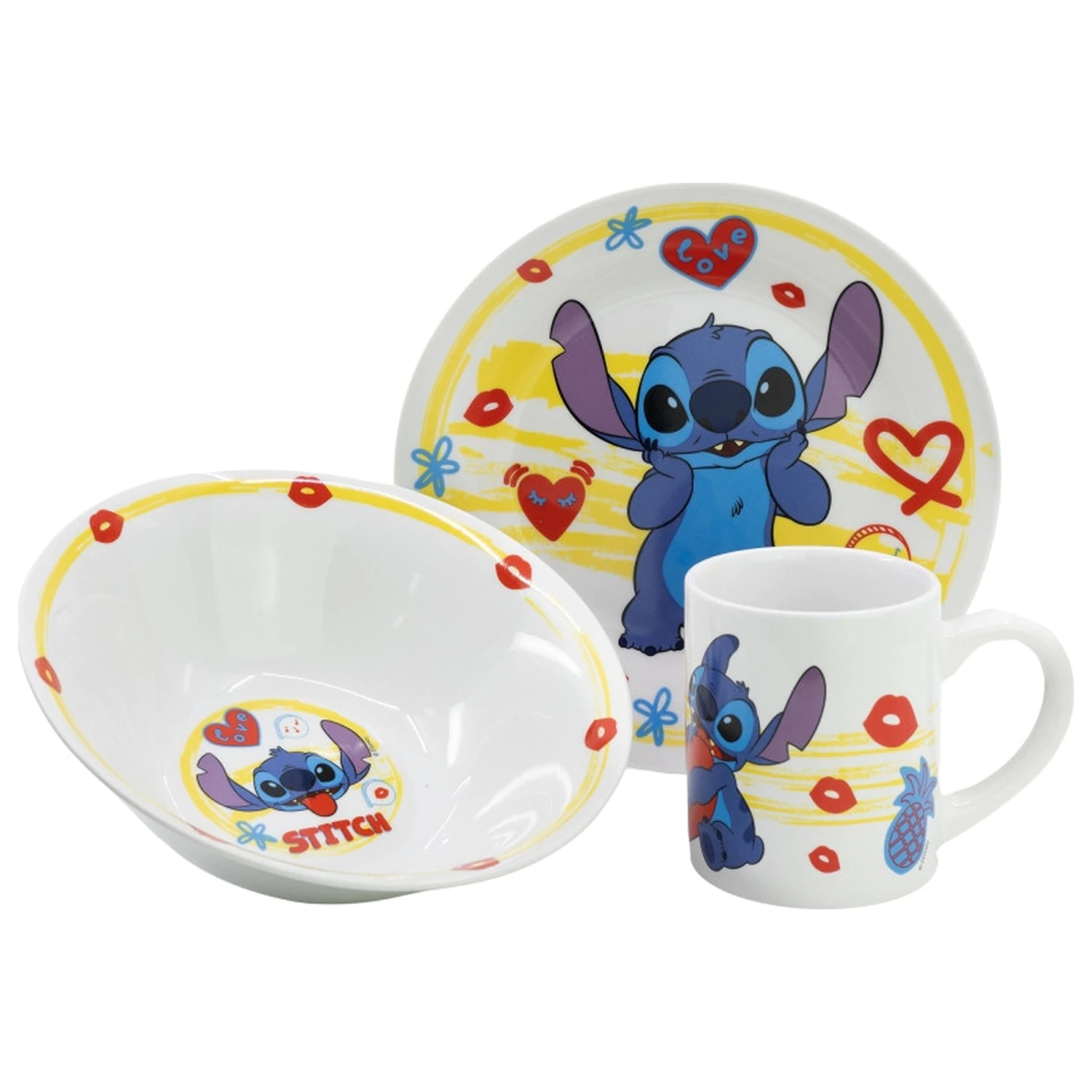 Stitch Heart Porcelain Dinnerware Set product photo