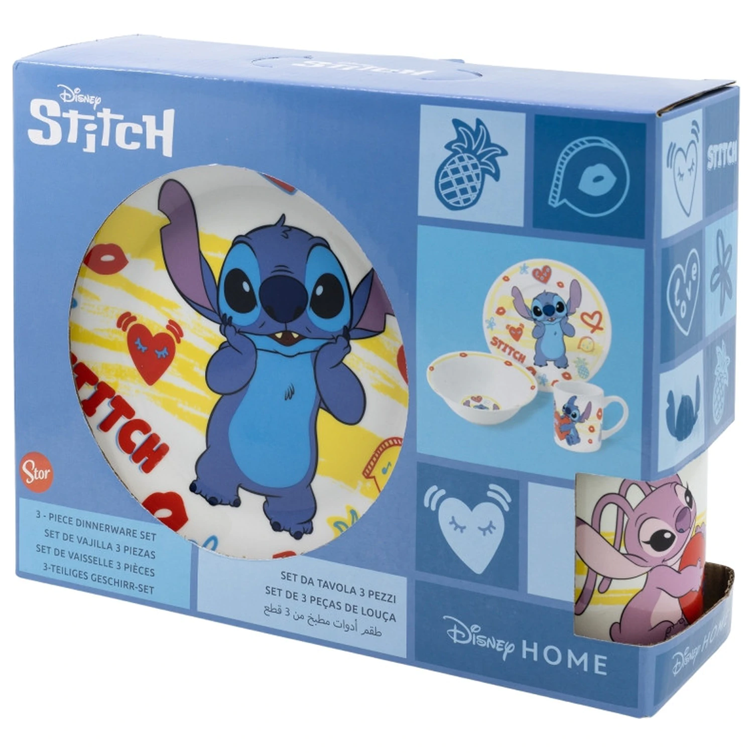 Stitch Heart Porcelain Dinnerware Set product photo
