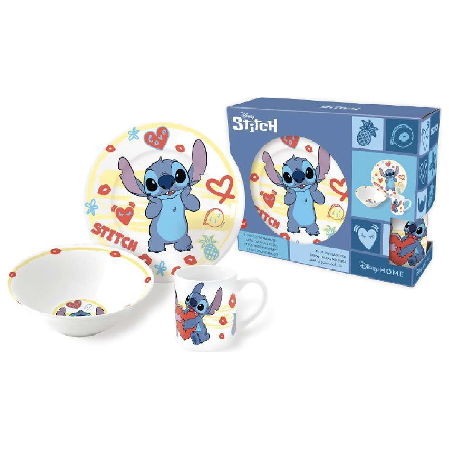 Stitch Heart Porcelain Dinnerware Set product photo