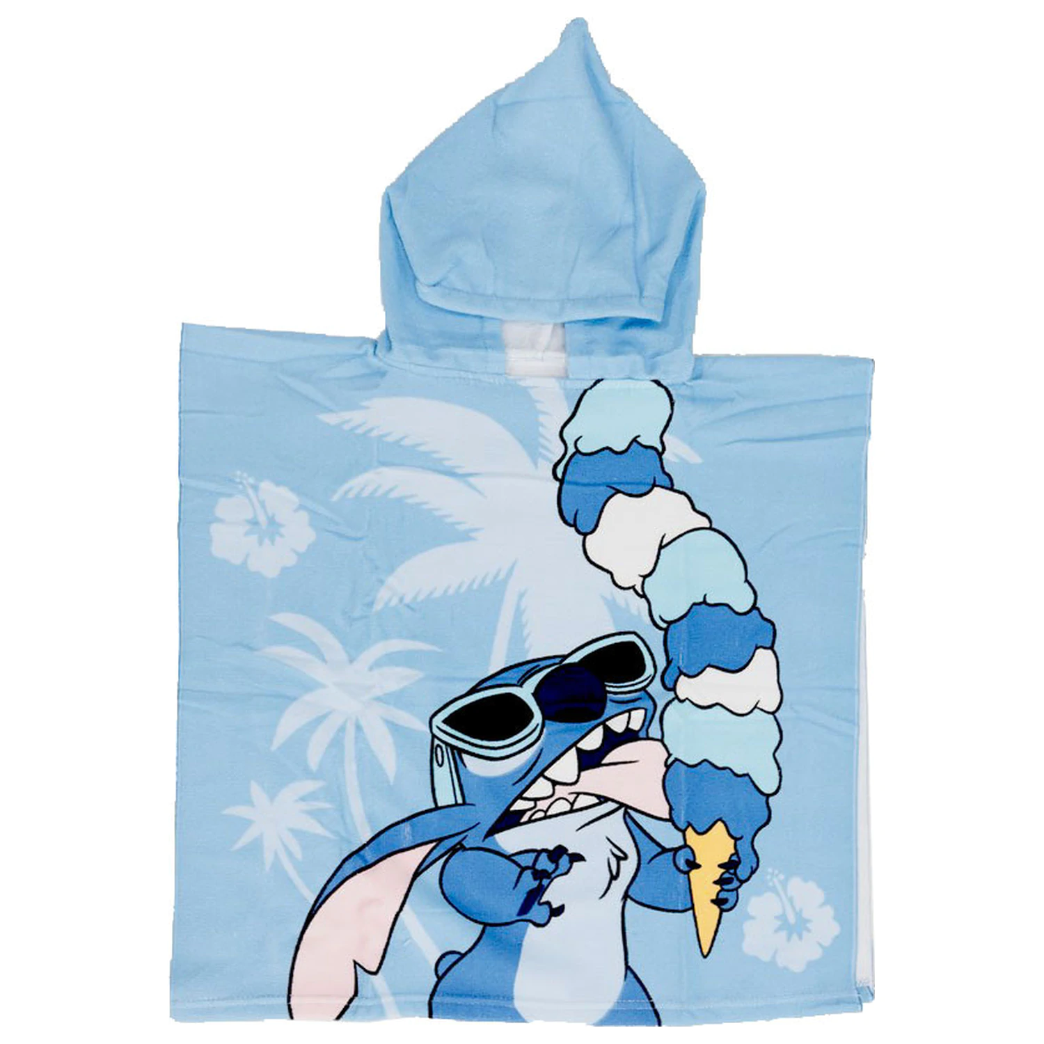 Lilo and Stitch Ice Cream Beach Towel Poncho 55x110 cm product photo